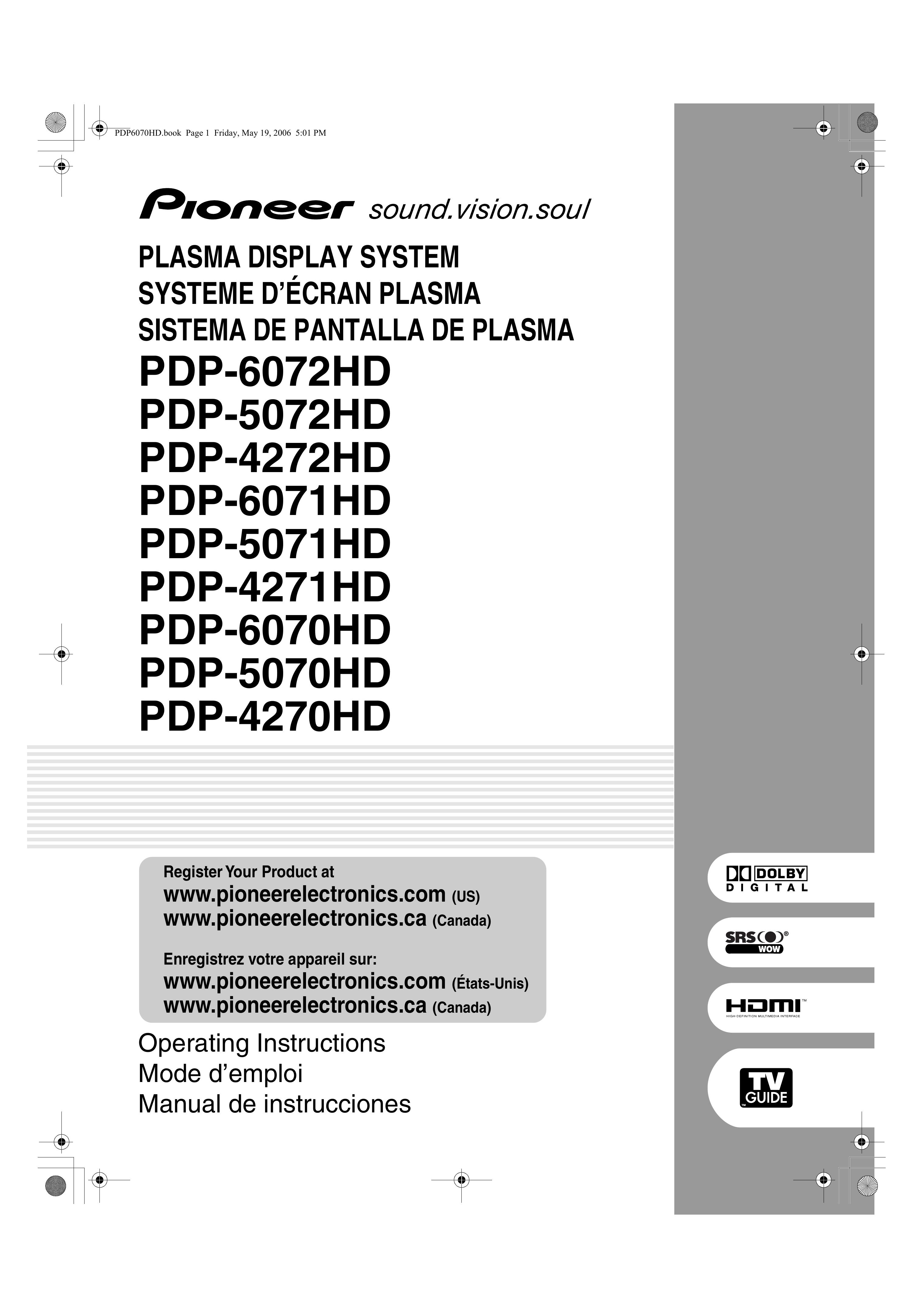 Pioneer PDP-5070 Microscope & Magnifier User Manual