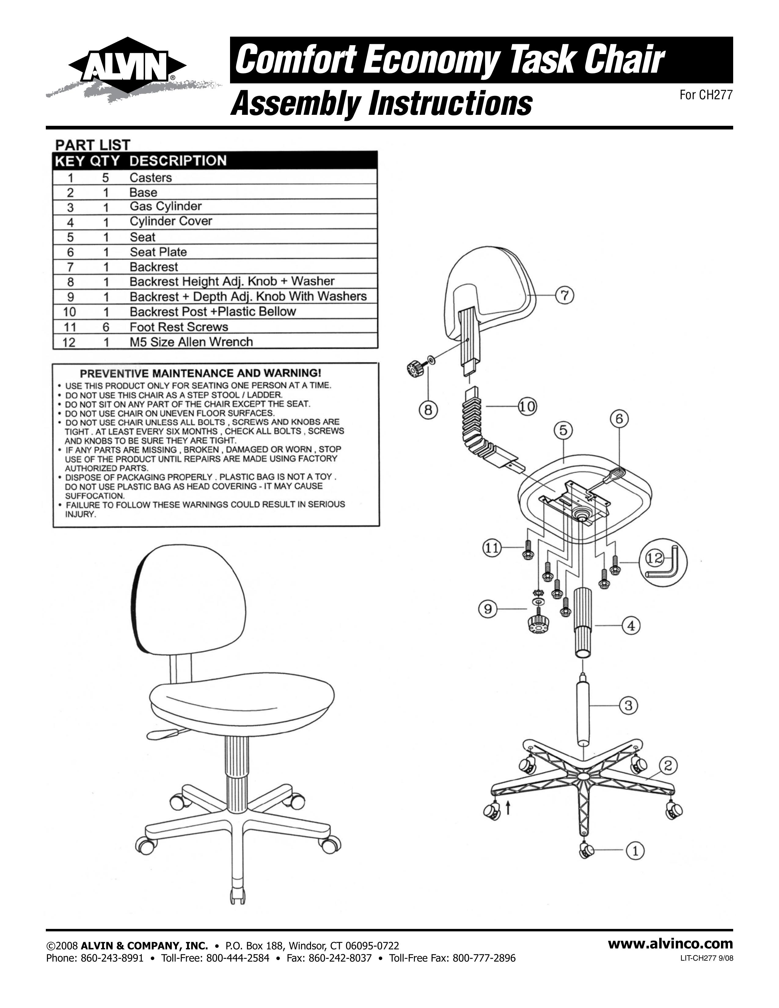 Alvin CH277 Mobility Aid User Manual