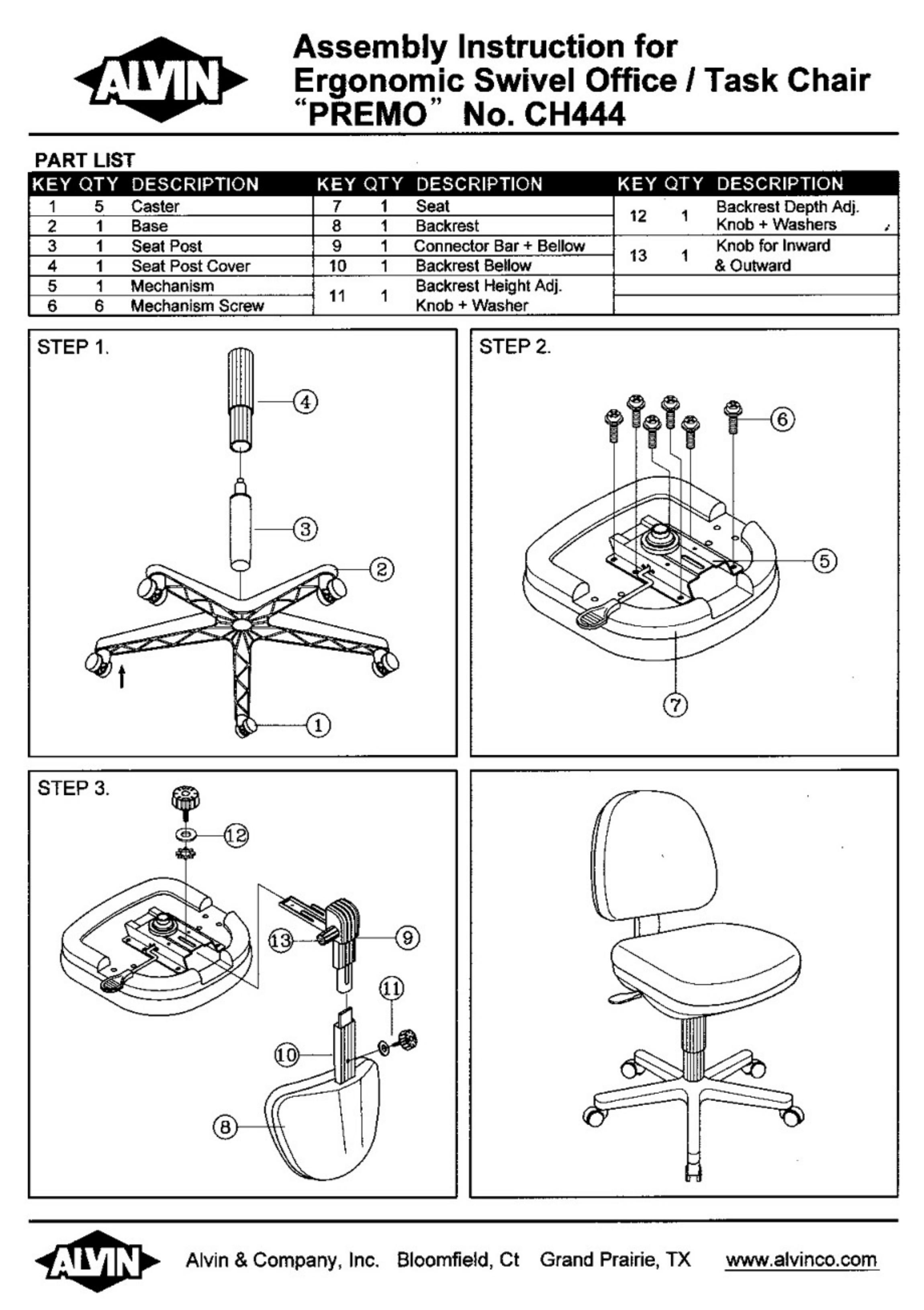 Alvin CH444 Mobility Aid User Manual