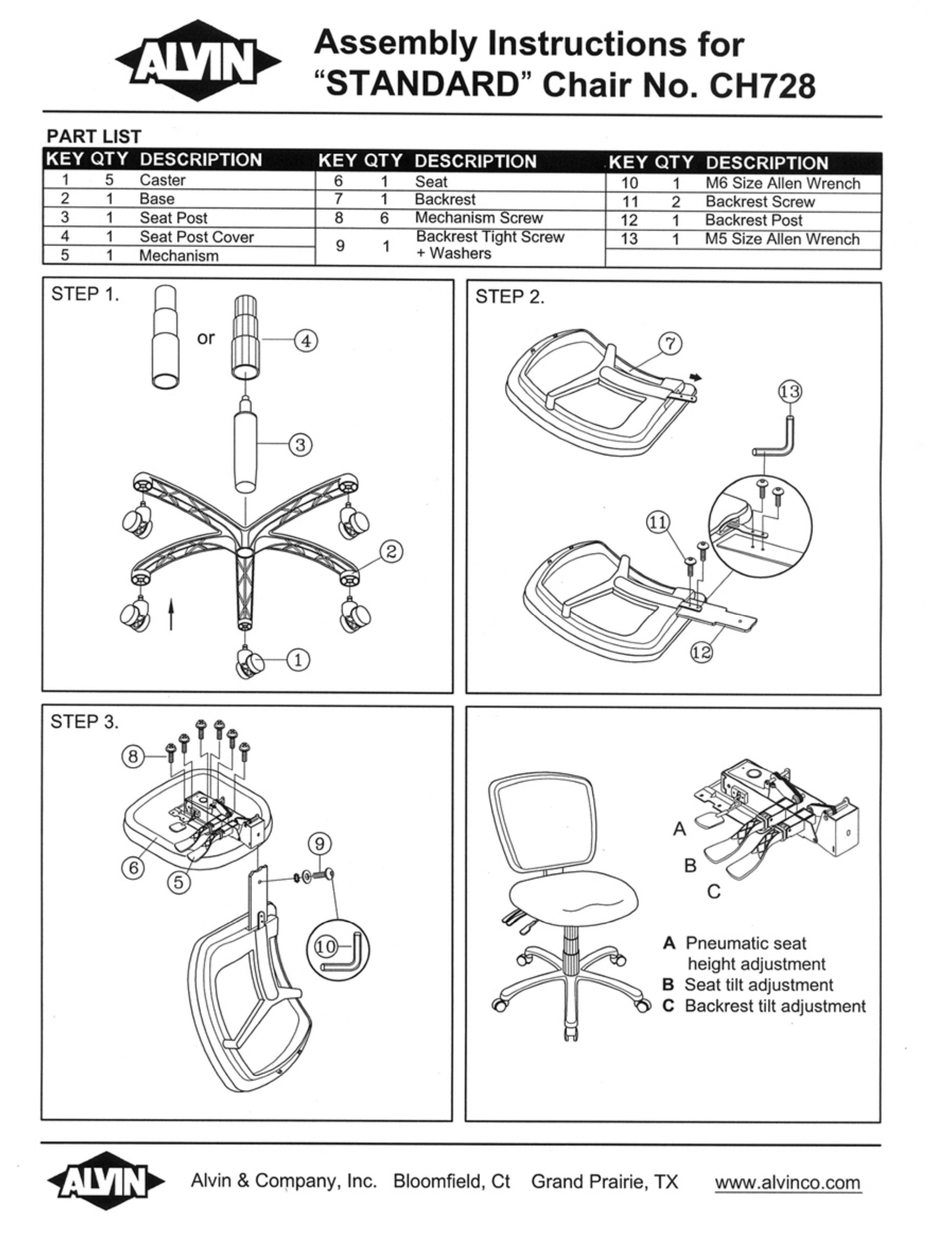 Alvin CH728 Mobility Aid User Manual