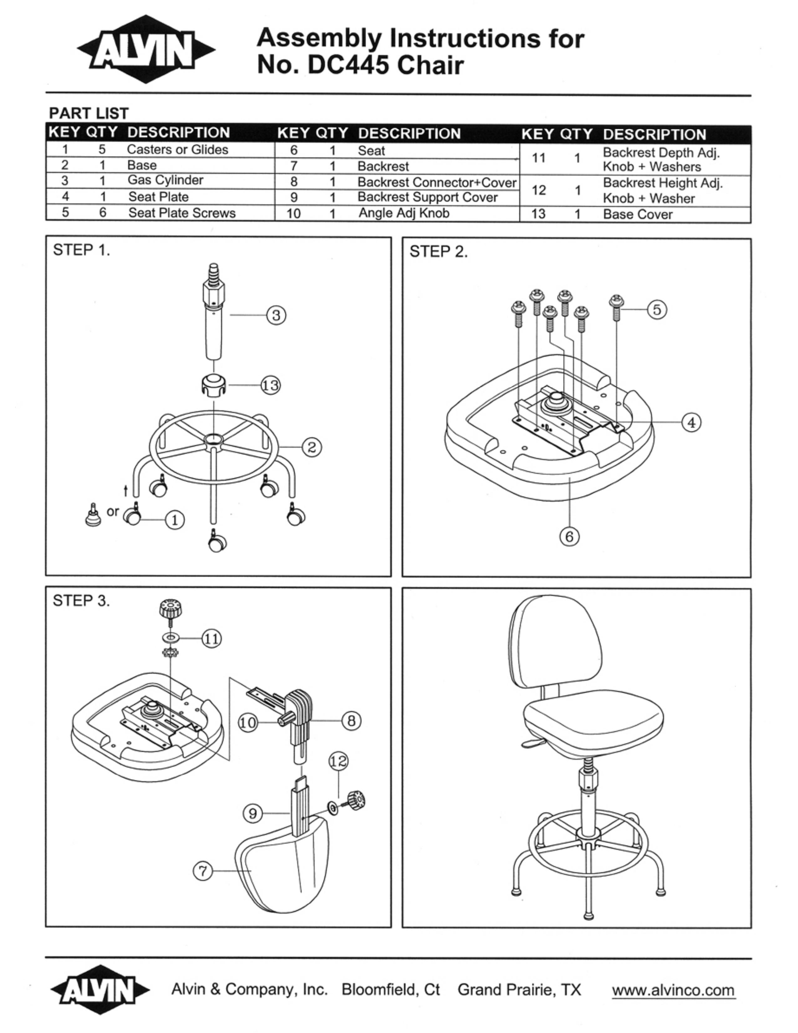 Alvin DC445 Mobility Aid User Manual
