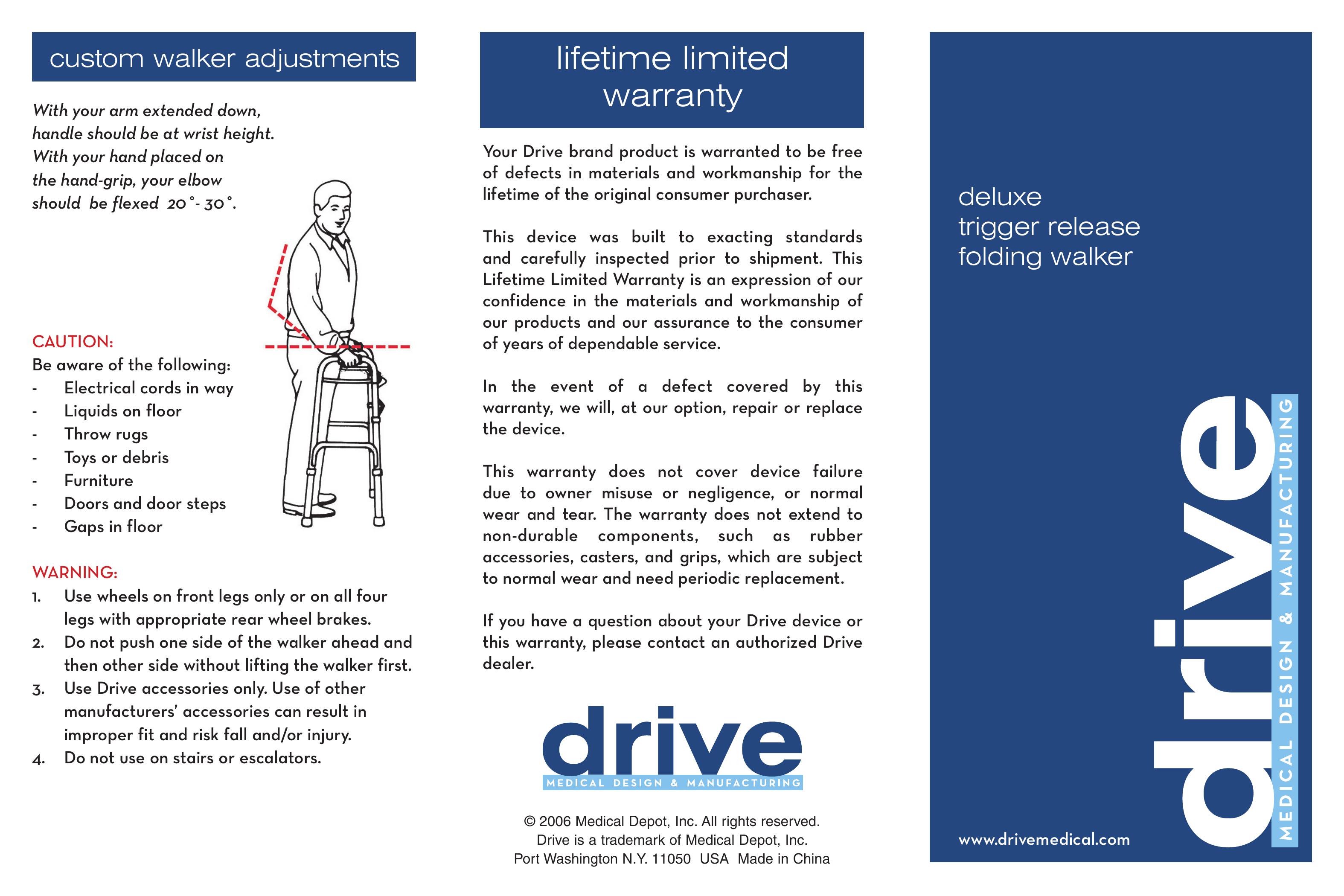 Drive Medical Design 10224-2 Mobility Aid User Manual