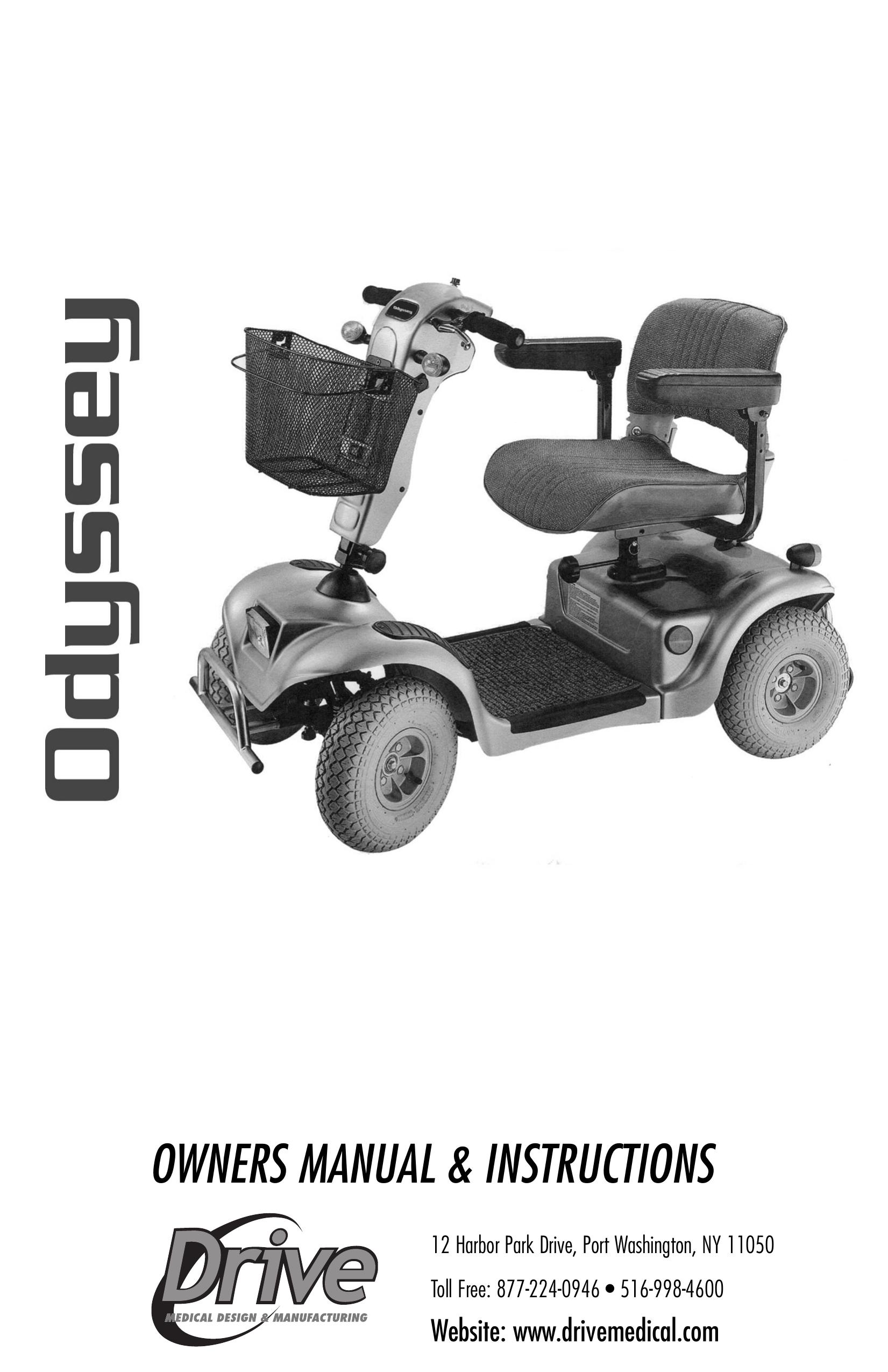 Drive Medical Design Mobility Scooter Mobility Aid User Manual