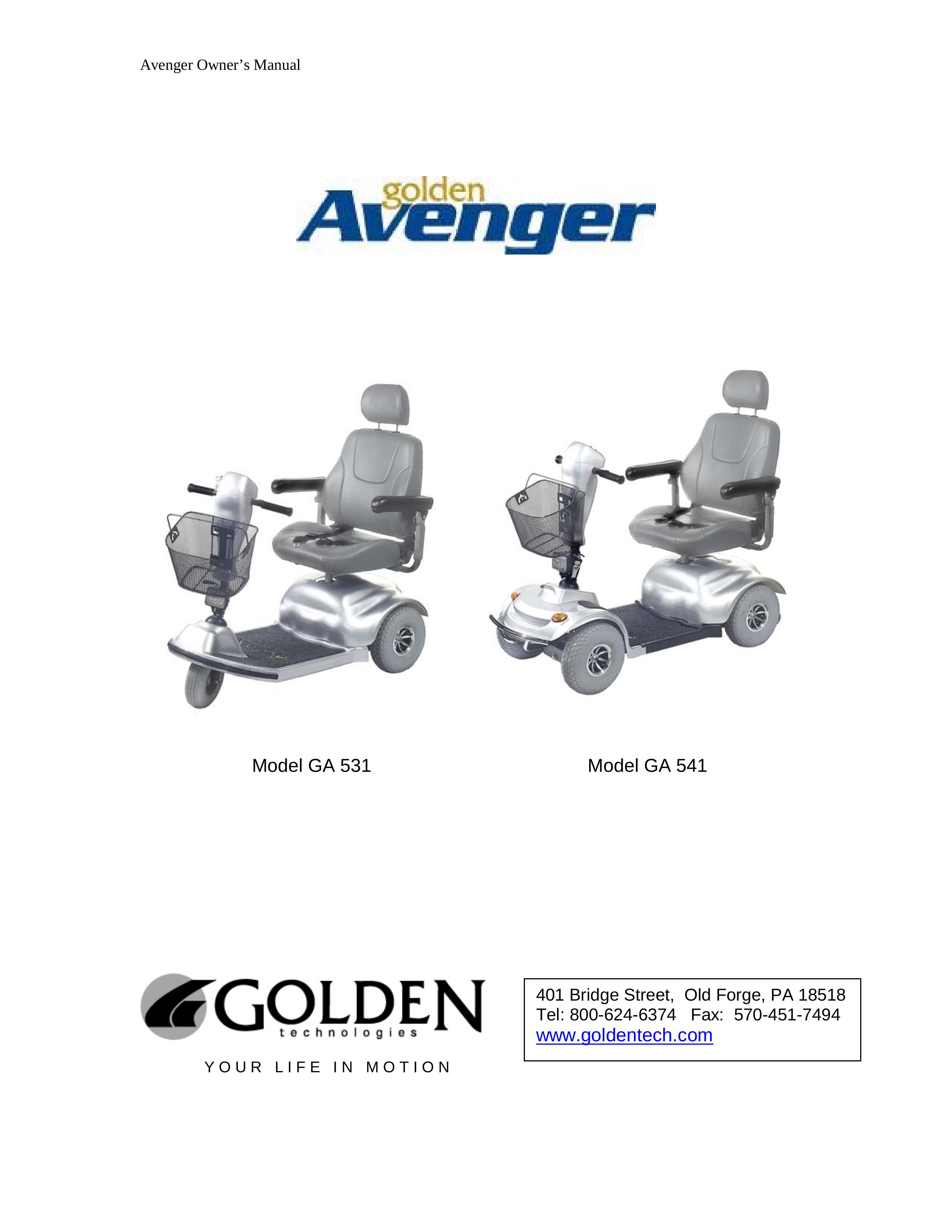 Golden Technologies GA 541 Mobility Aid User Manual