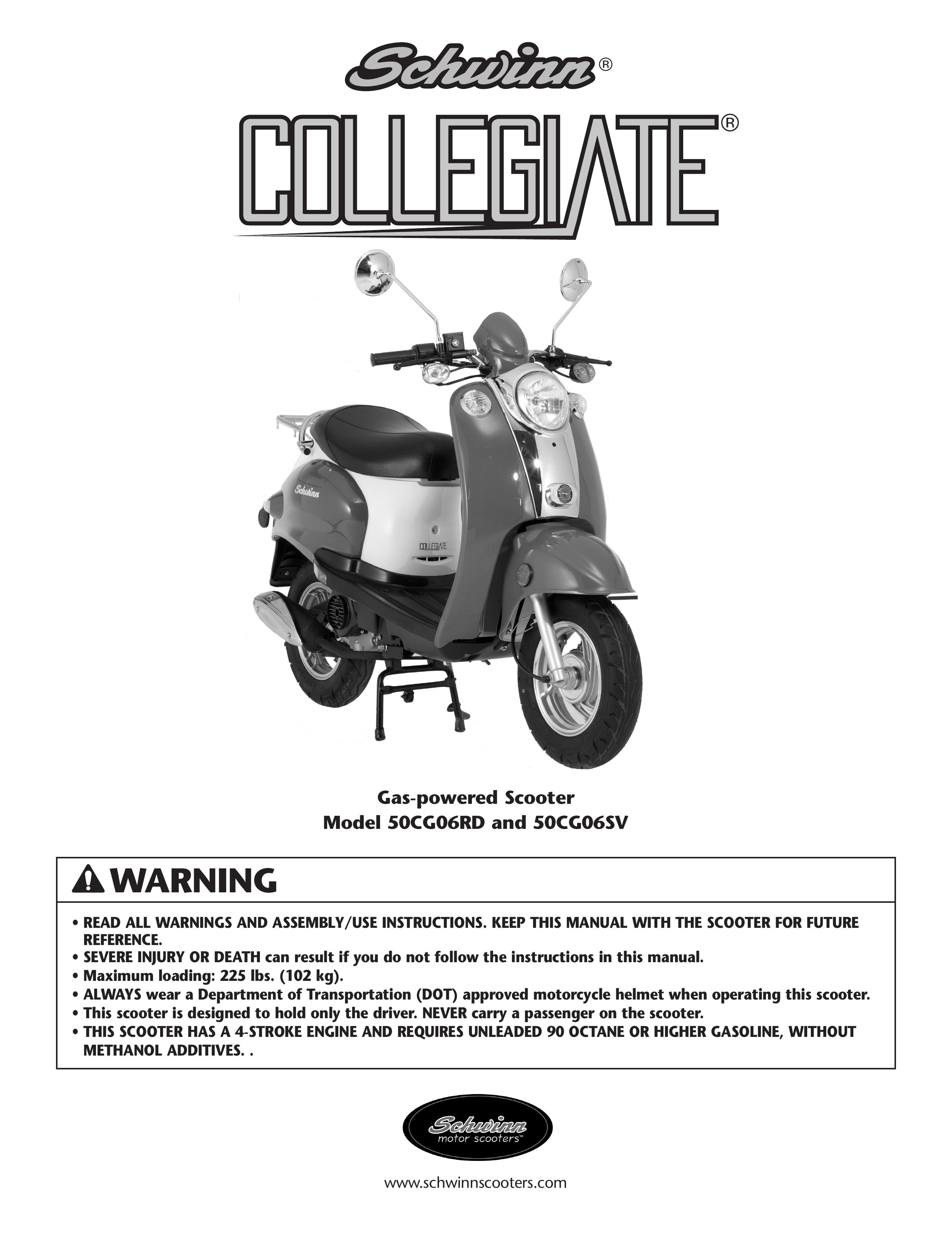 Schwinn Motor Scooters 50CG06SV Mobility Aid User Manual