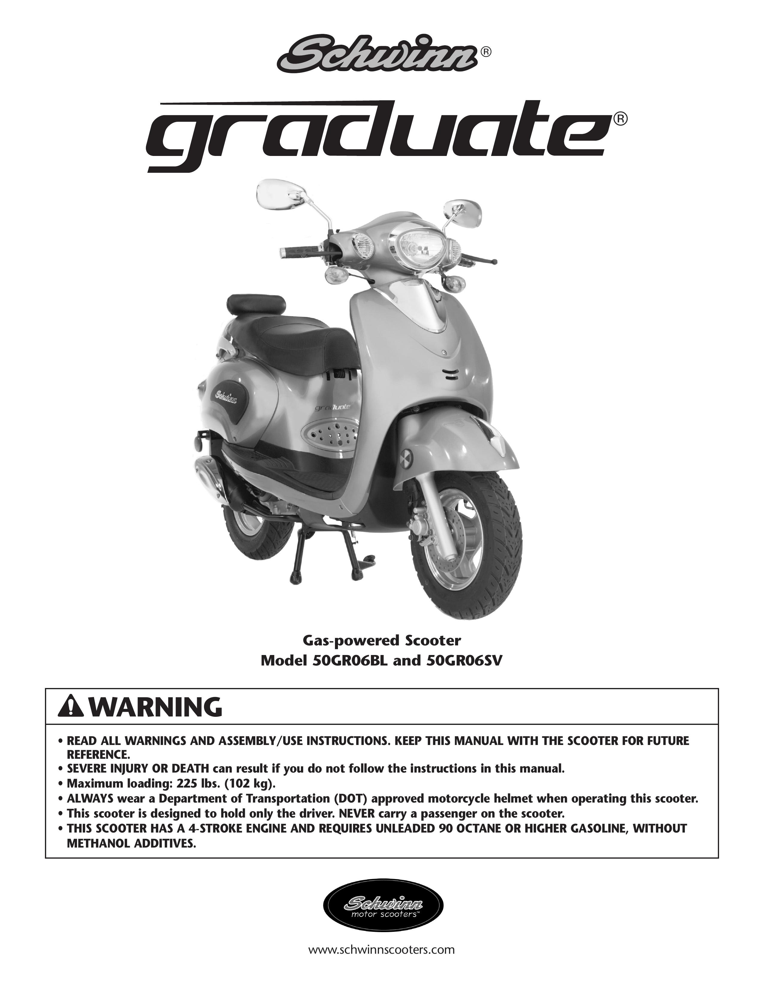 Schwinn Motor Scooters 50GR06BL Mobility Aid User Manual