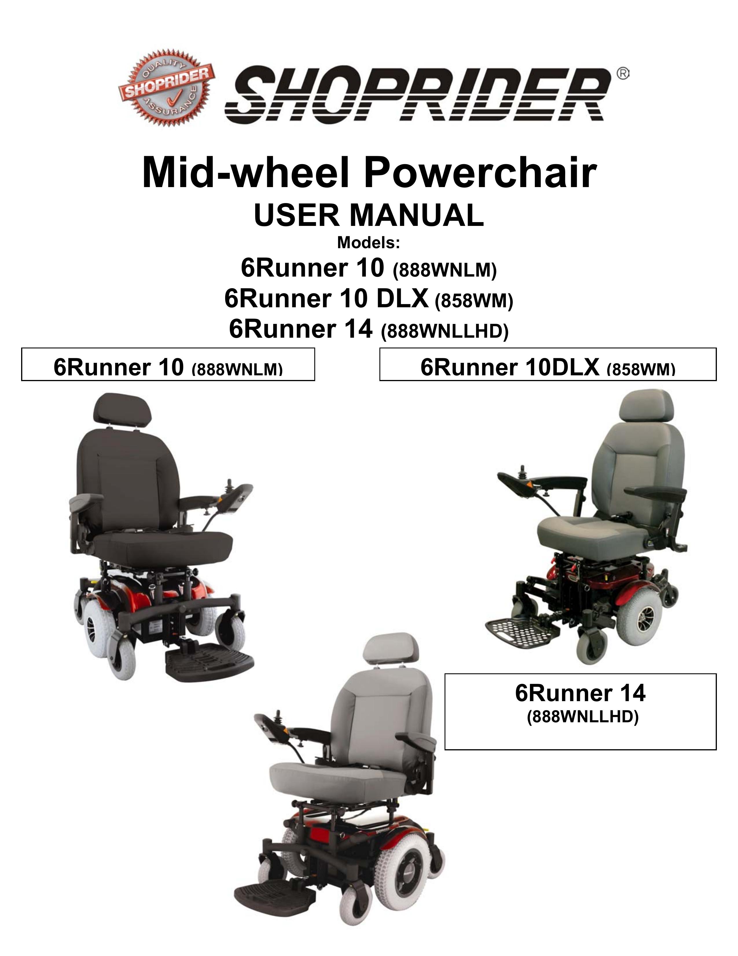 Shoprider 858WM Mobility Aid User Manual