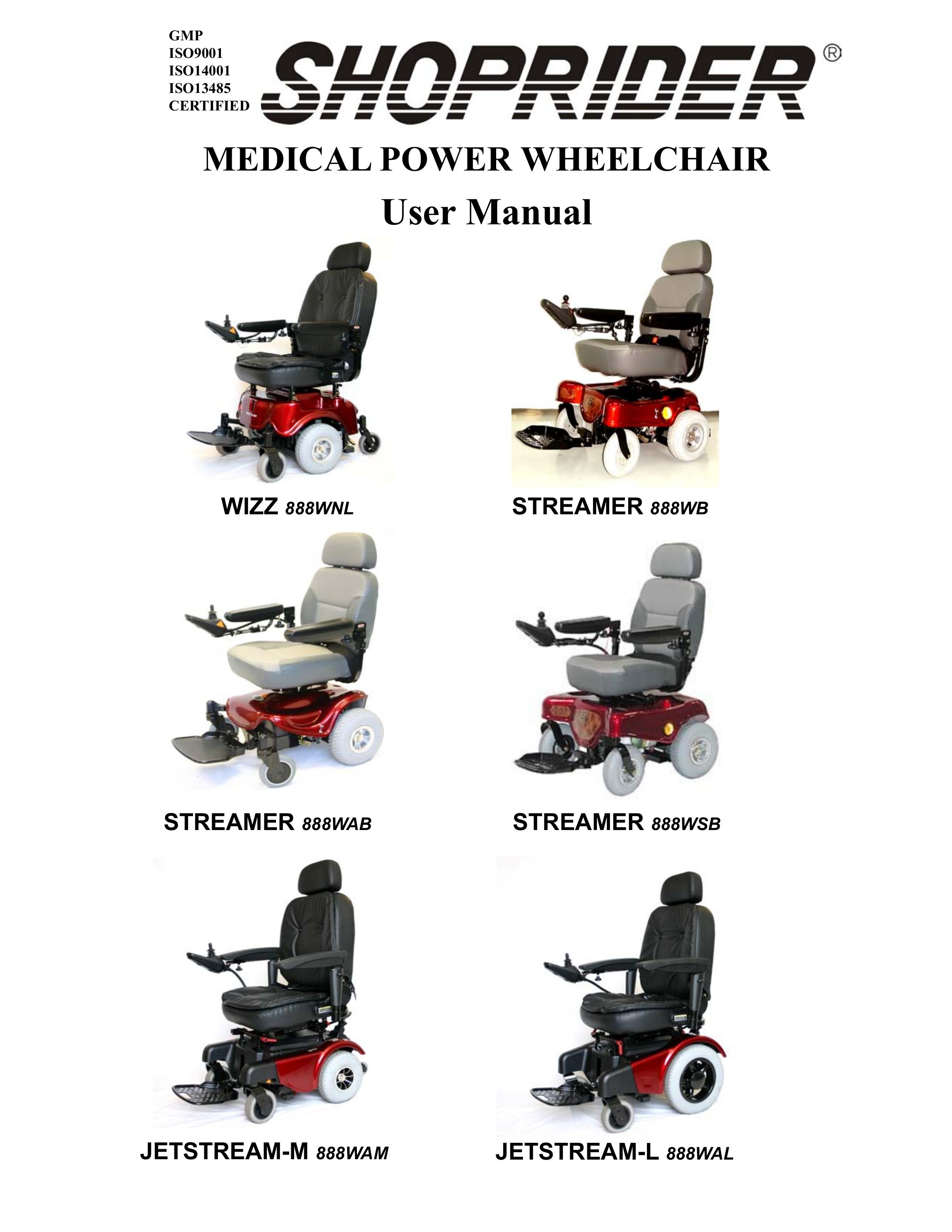 Shoprider 888WNL Mobility Aid User Manual