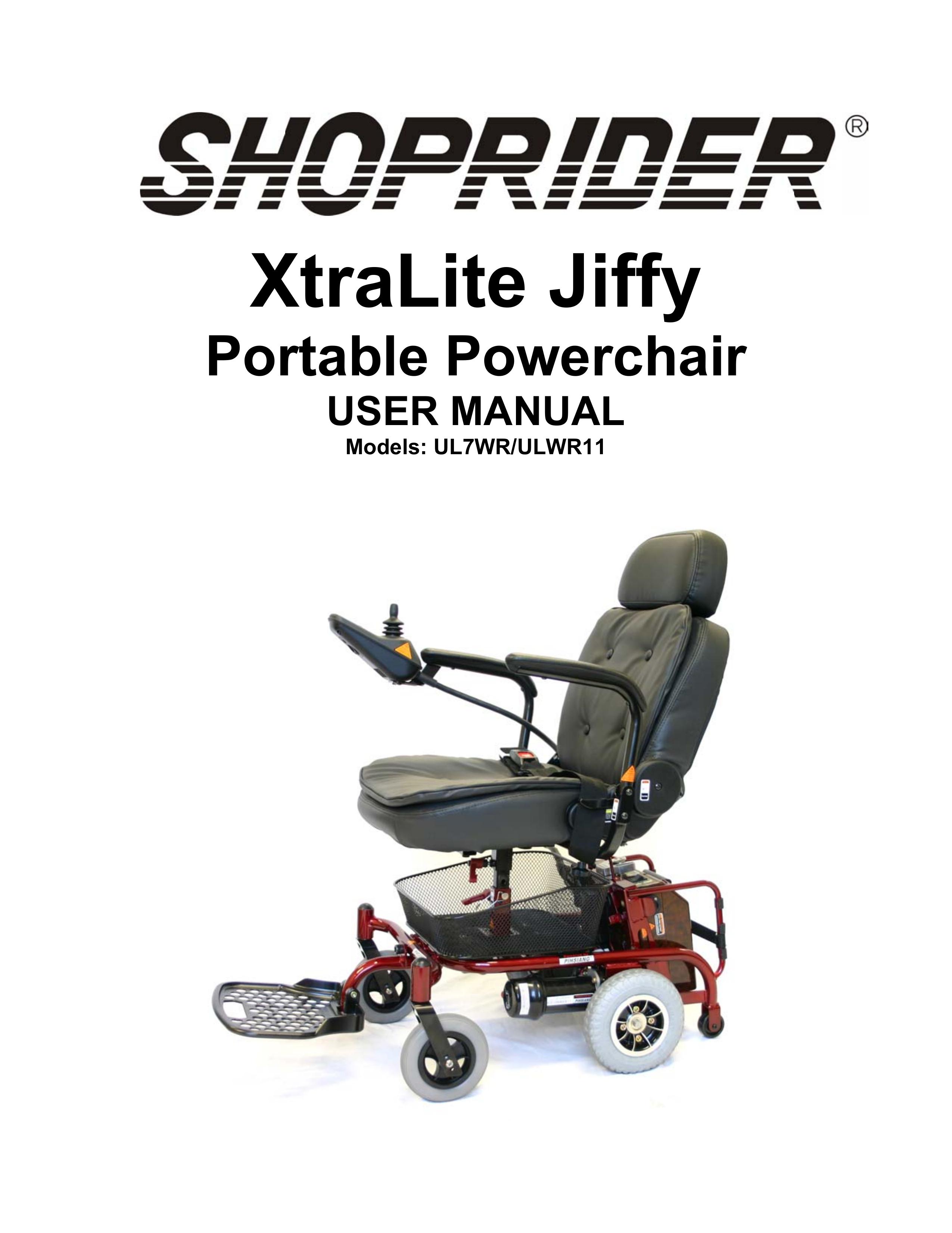 Shoprider UL7WR Mobility Aid User Manual