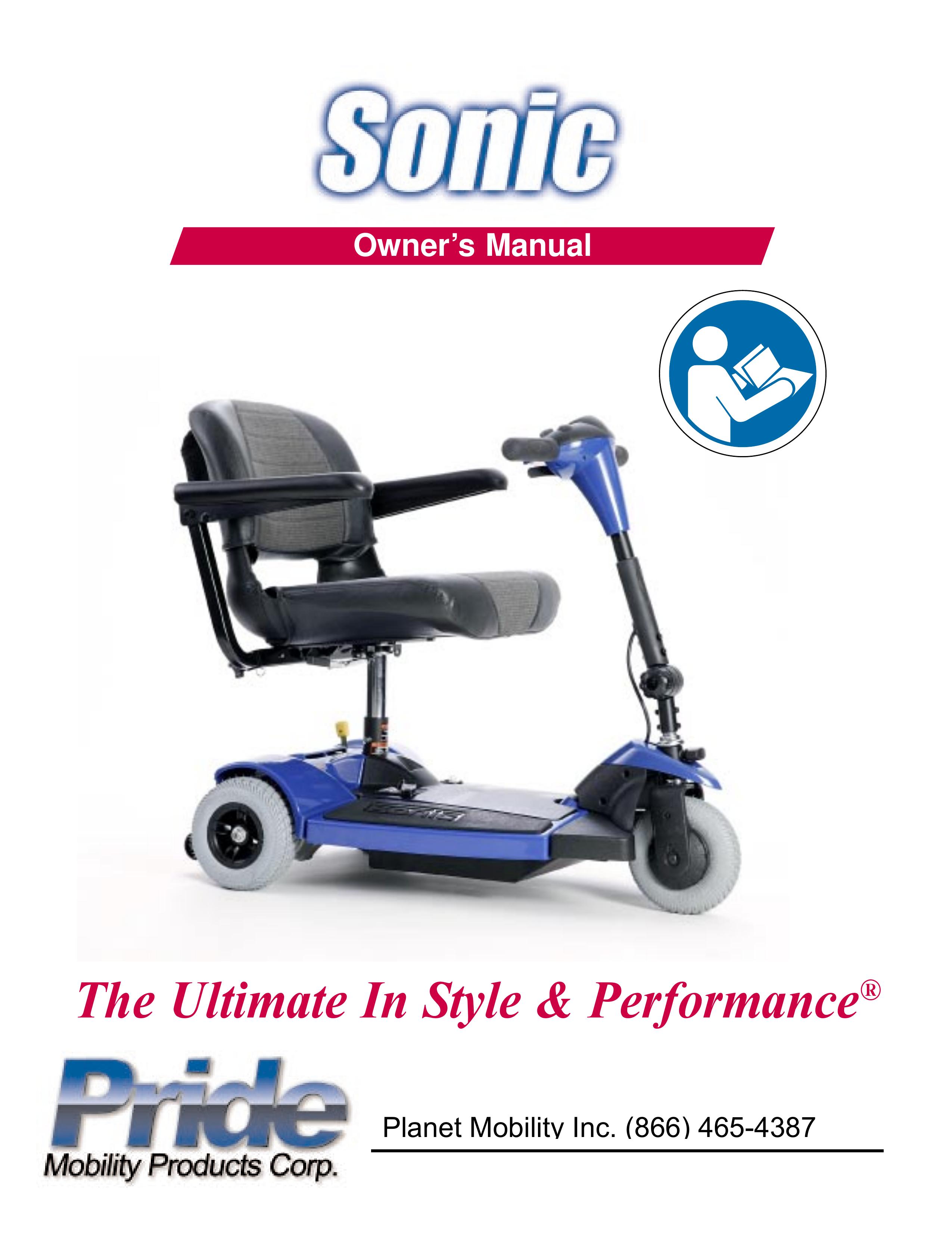 Sonic Blue Scooter Mobility Aid User Manual