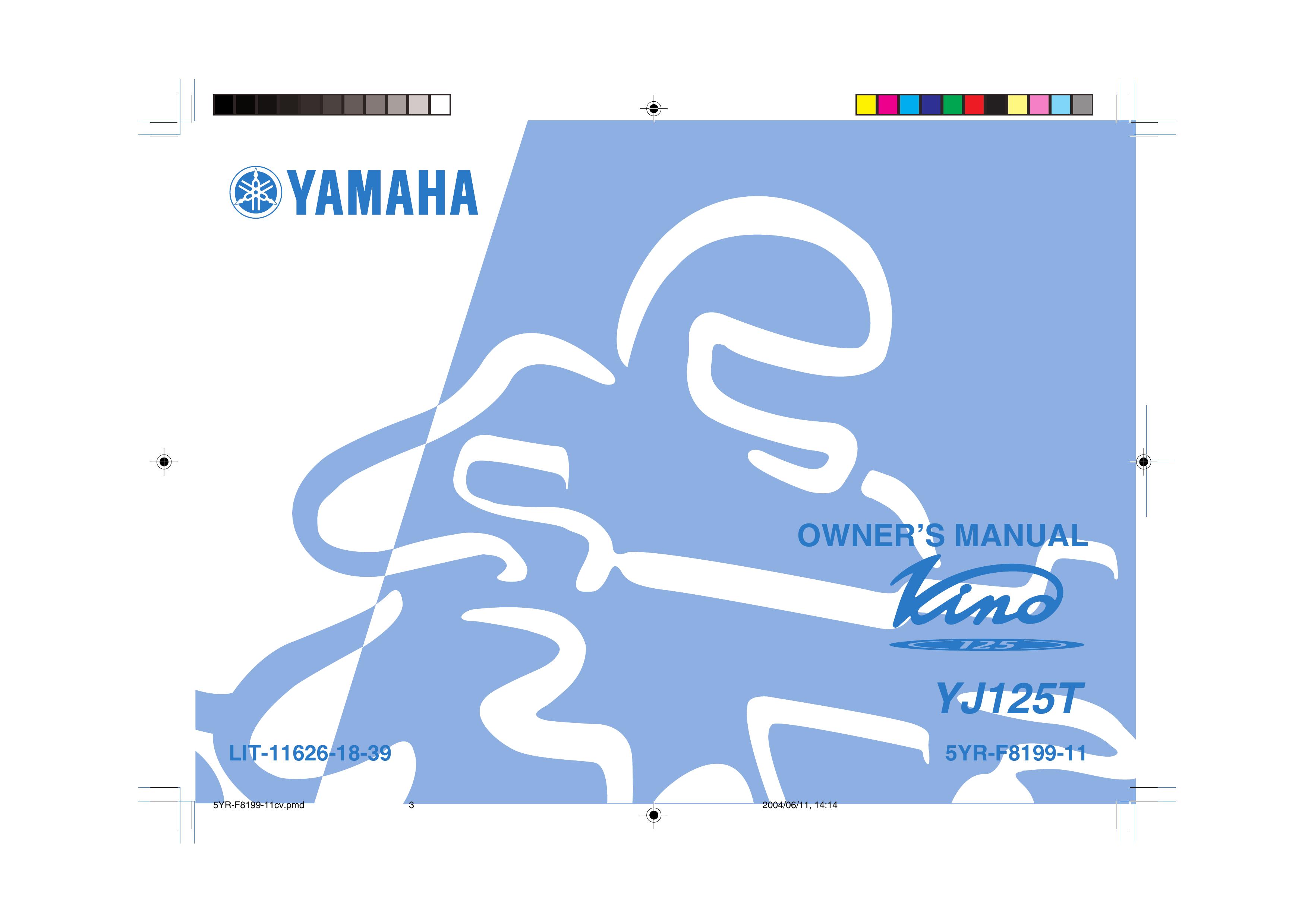 Yamaha YJ125T Mobility Aid User Manual