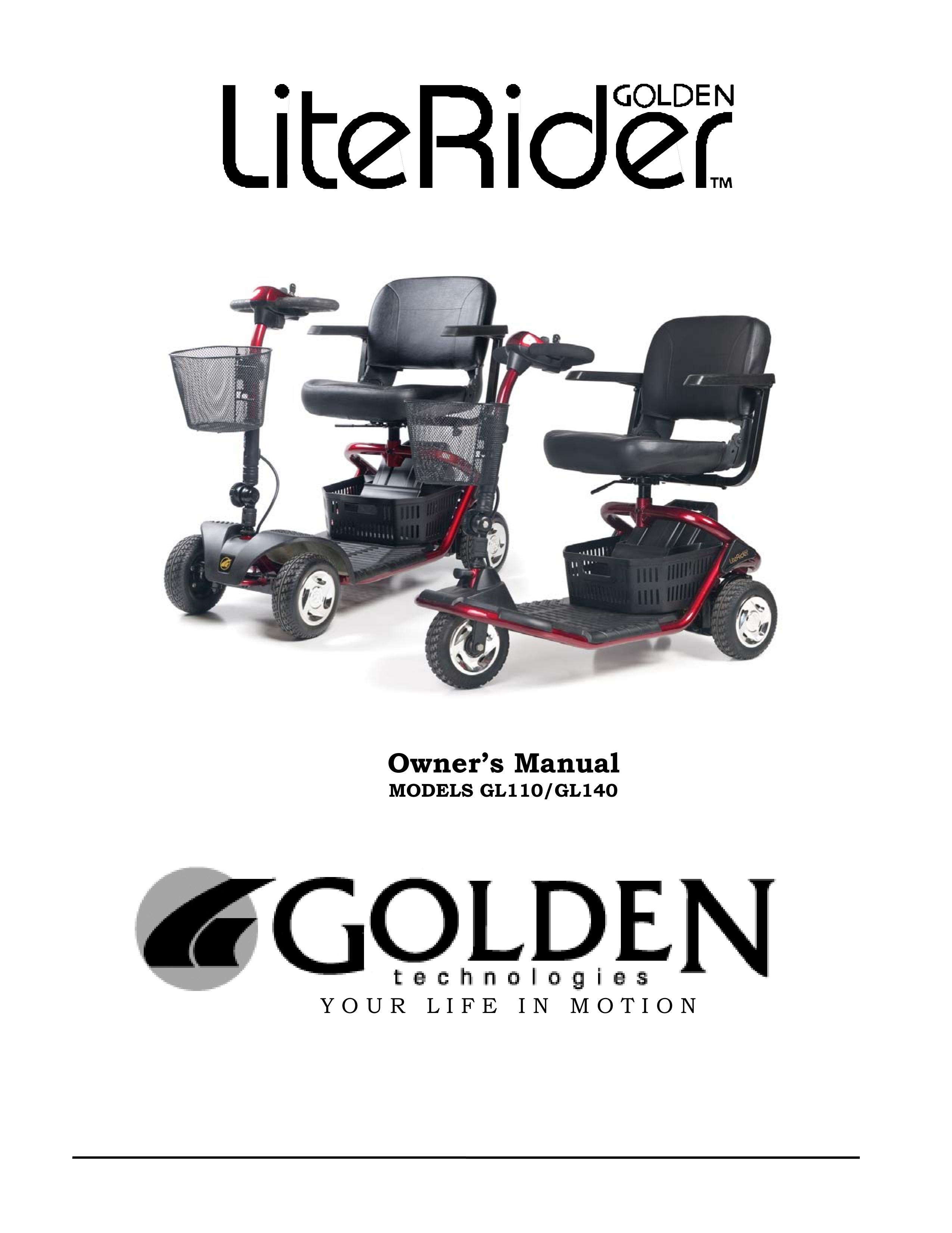 Golden Technologies GL110 Mobility Scooter User Manual