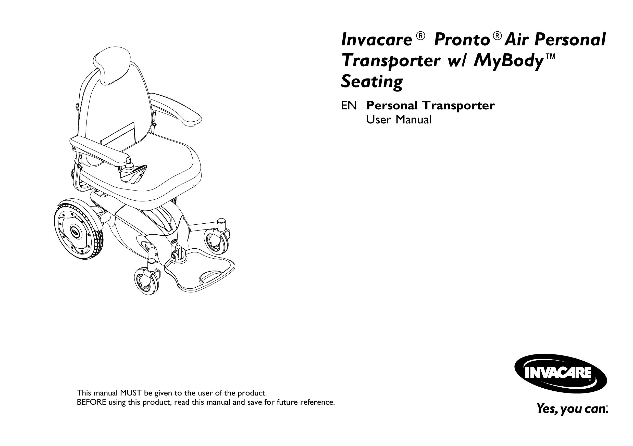 Invacare 1171794-B Mobility Scooter User Manual