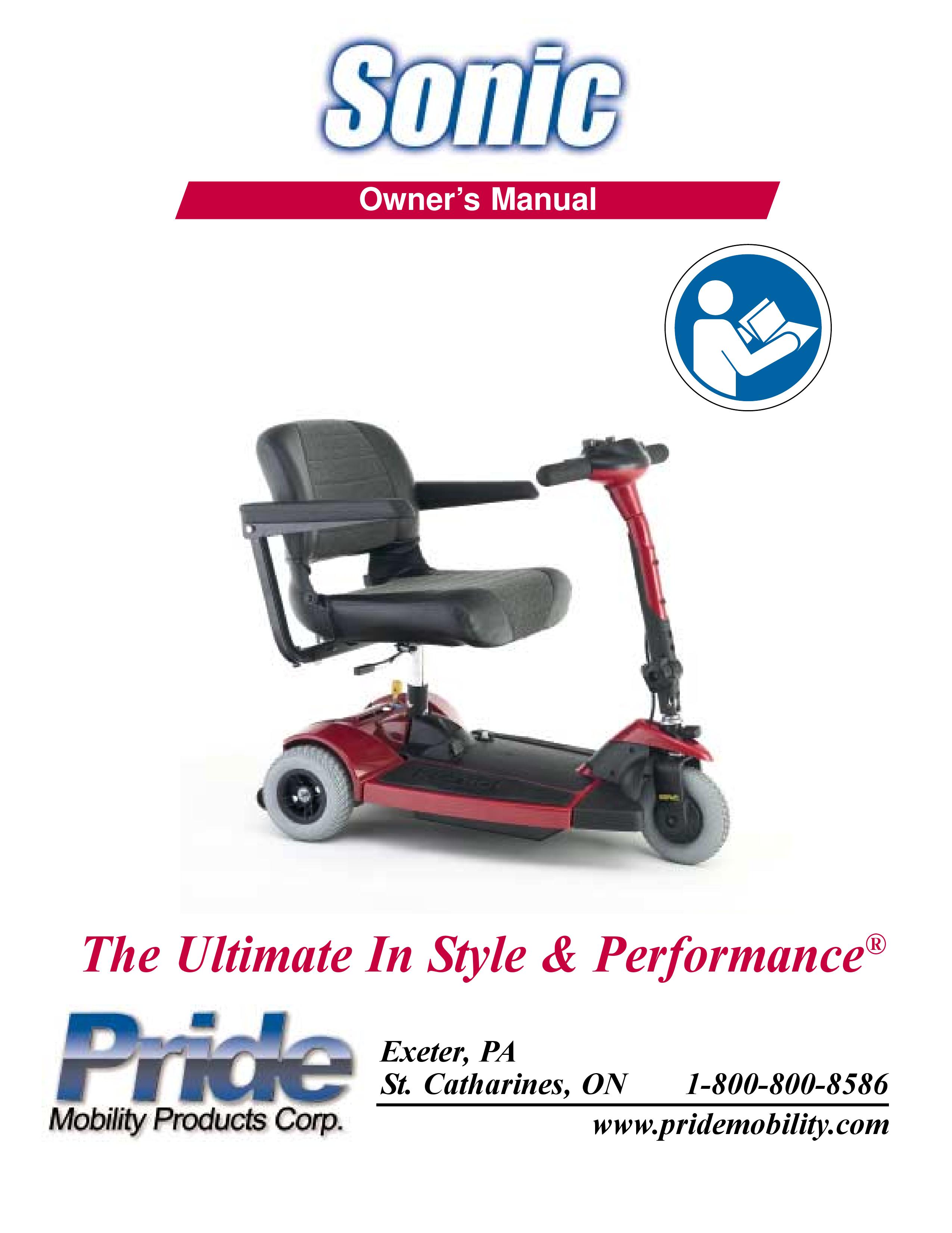 Pride Mobility SC52 Mobility Scooter User Manual