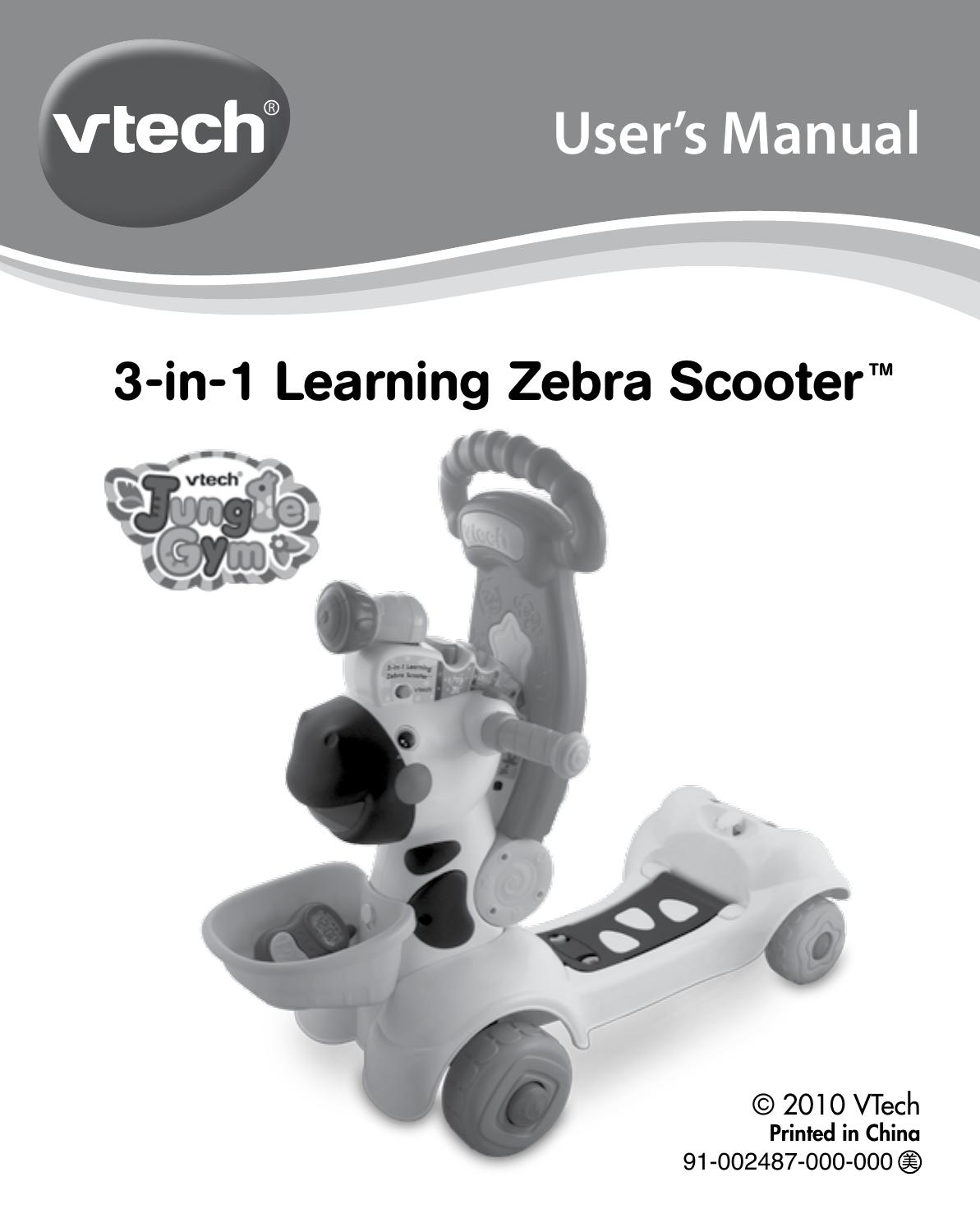 VTech 91-002487-000-000 Mobility Scooter User Manual