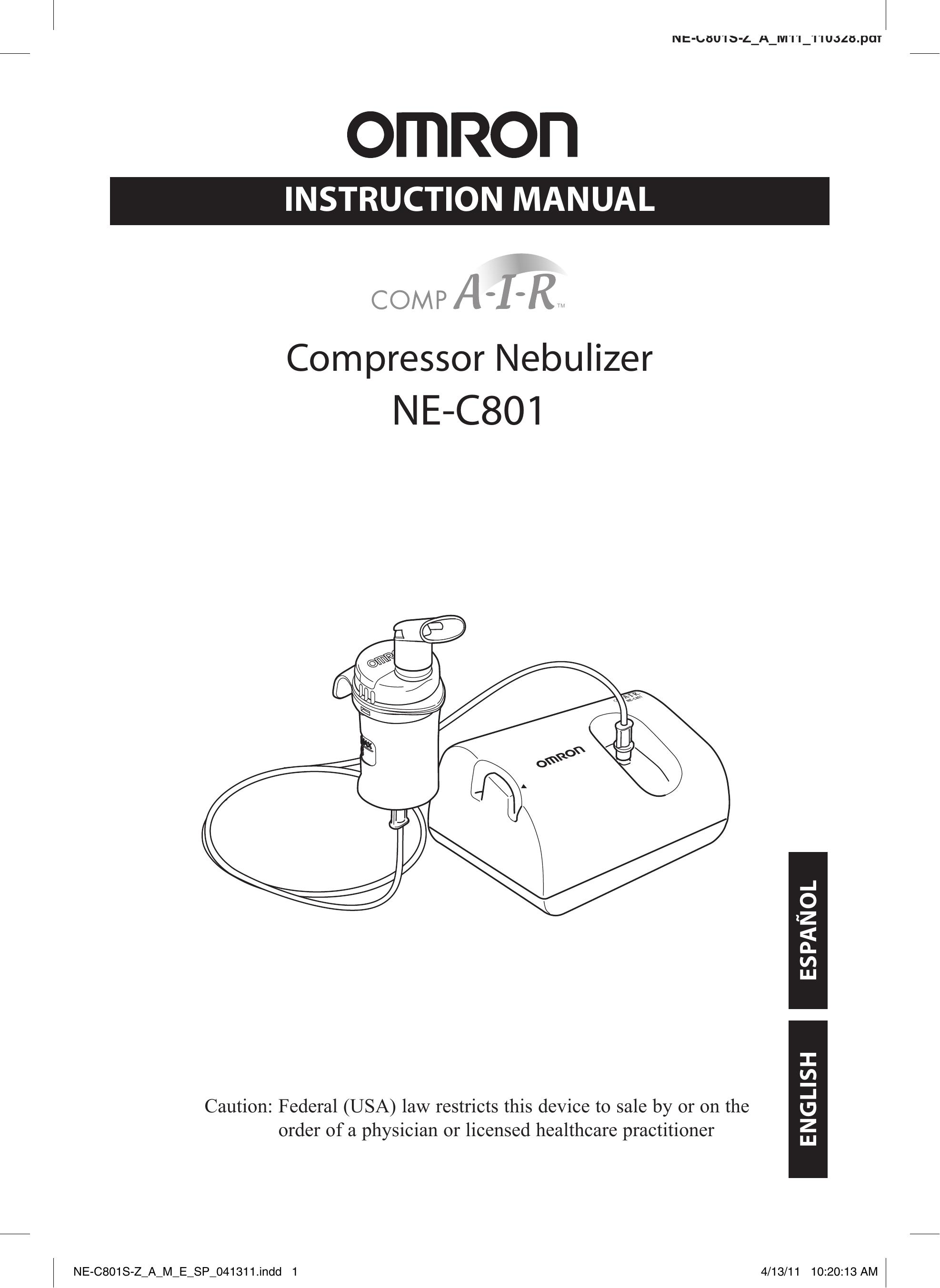Omron NE-C801 Nebulizer User Manual