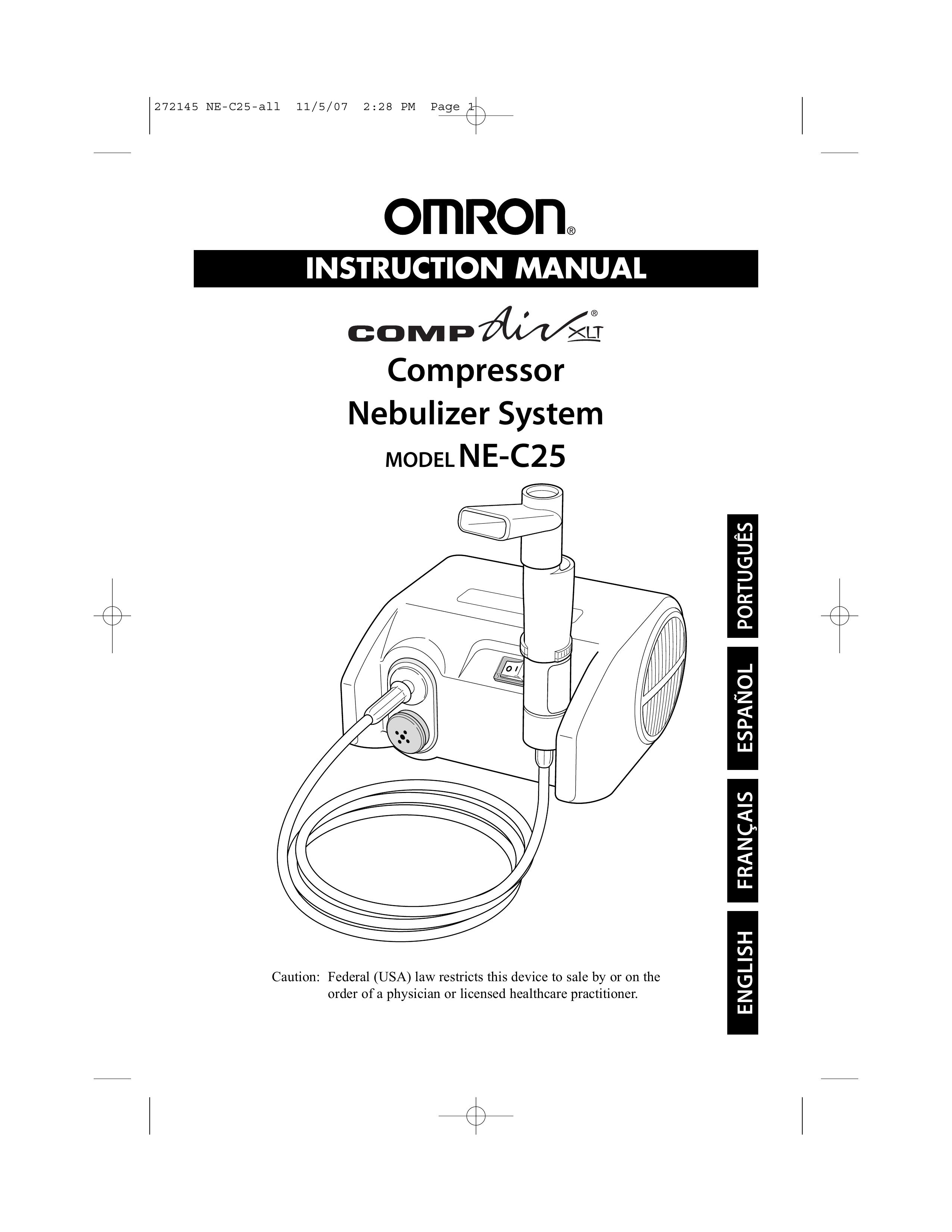 Omron Healthcare NE-C25 Nebulizer User Manual