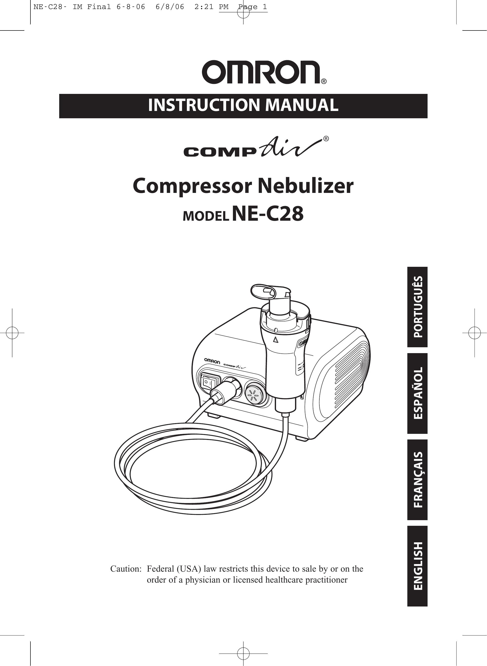 Omron Healthcare NE-C28 Nebulizer User Manual