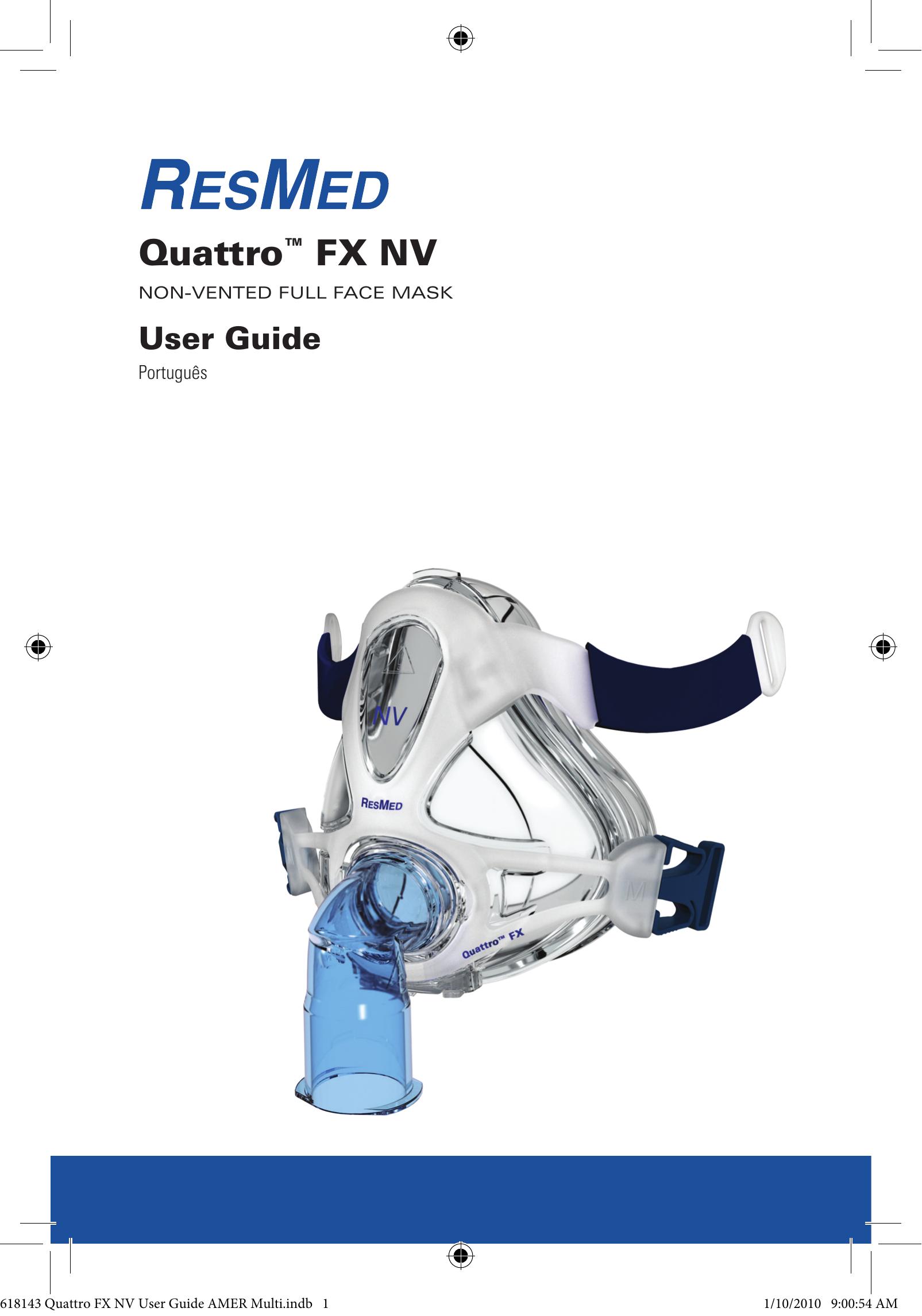ResMed 618143 Quattro FX NV Oxygen Equipment User Manual