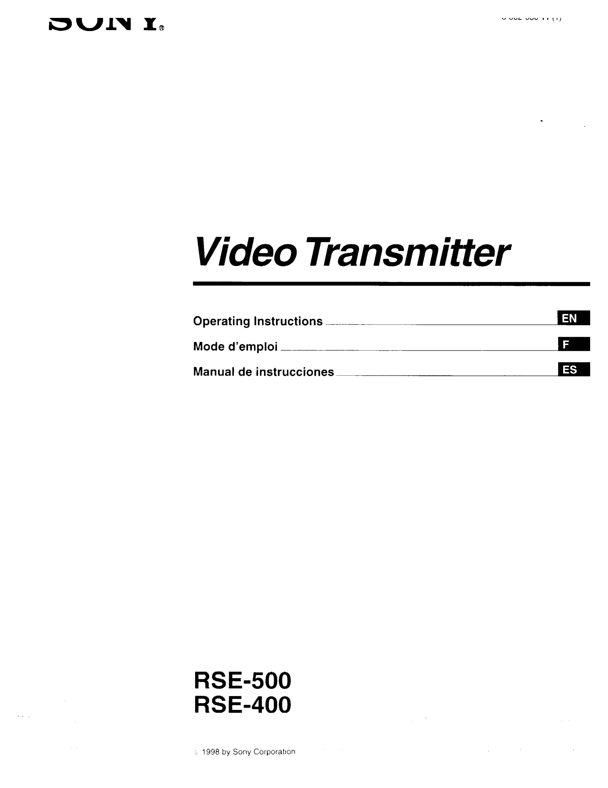Sony RSE-400 Pacemaker User Manual