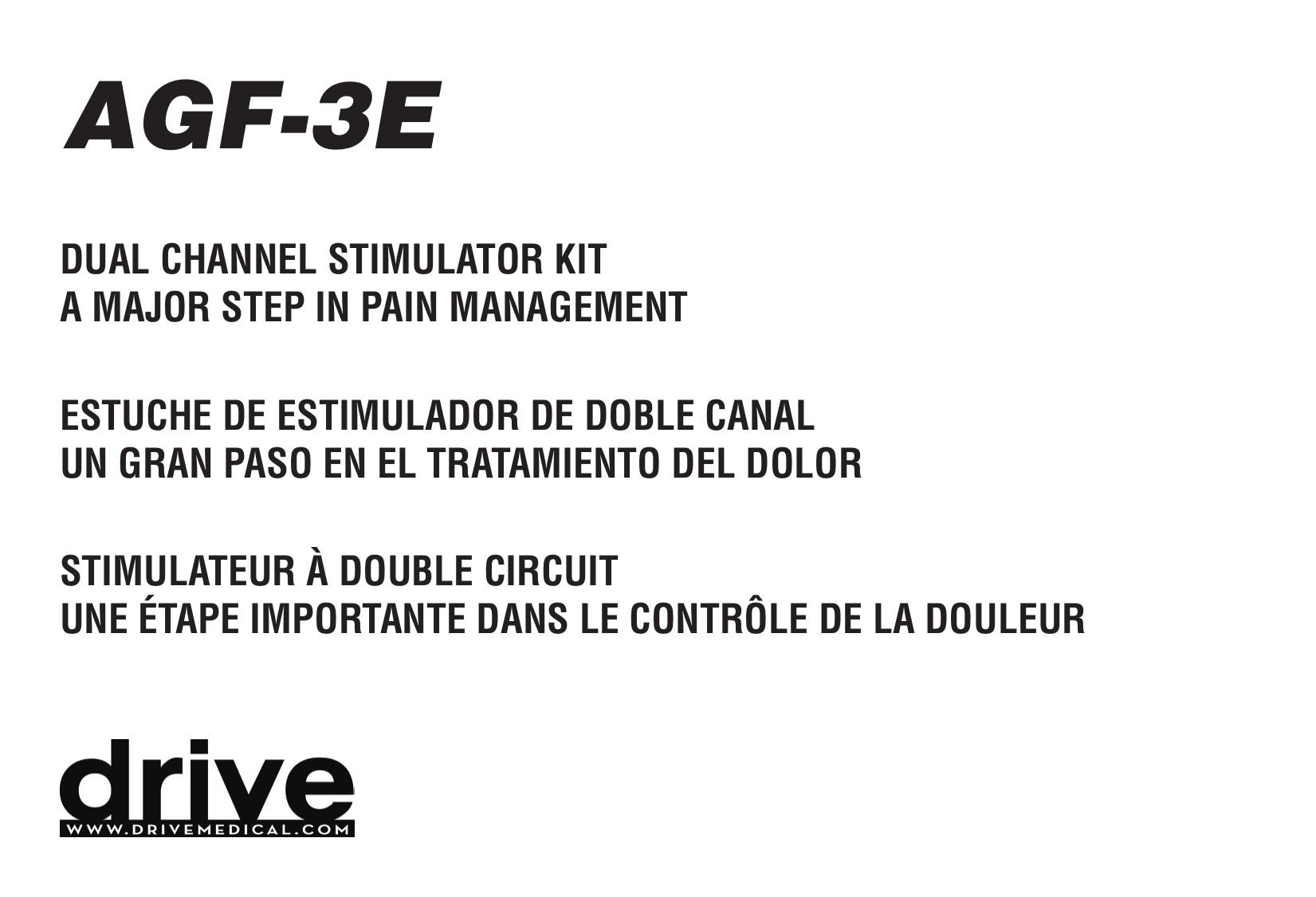 Drive Medical Design AGF-3E Personal Lift User Manual