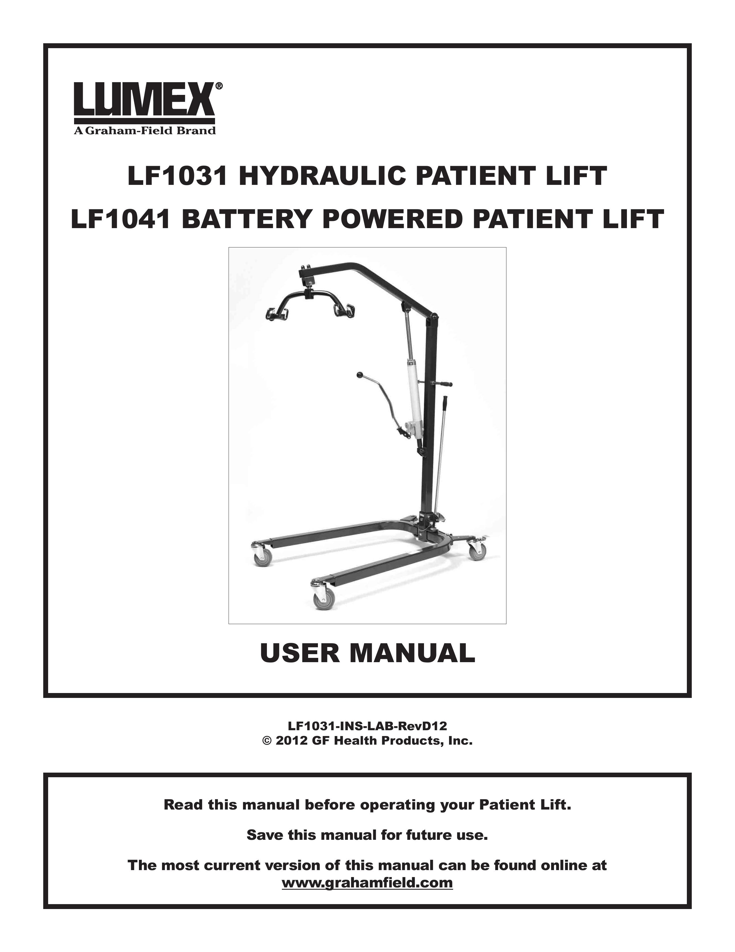 Graham Field lf 1031 Personal Lift User Manual