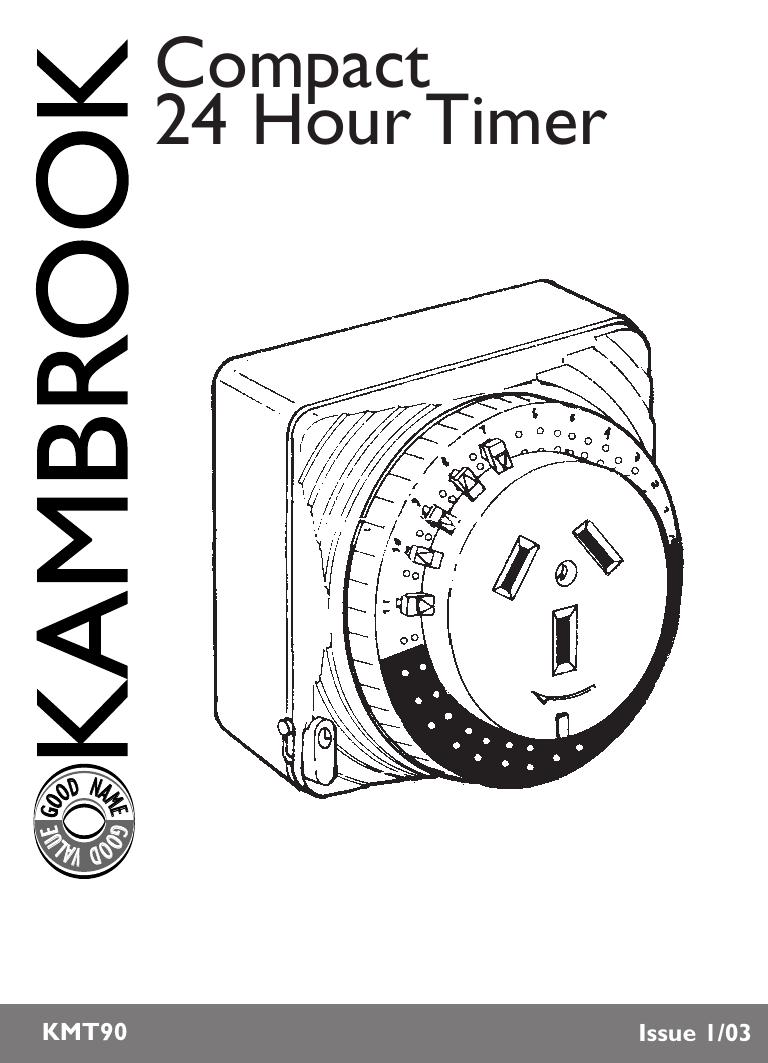 Kambrook KMT90 Pill Reminder Device User Manual