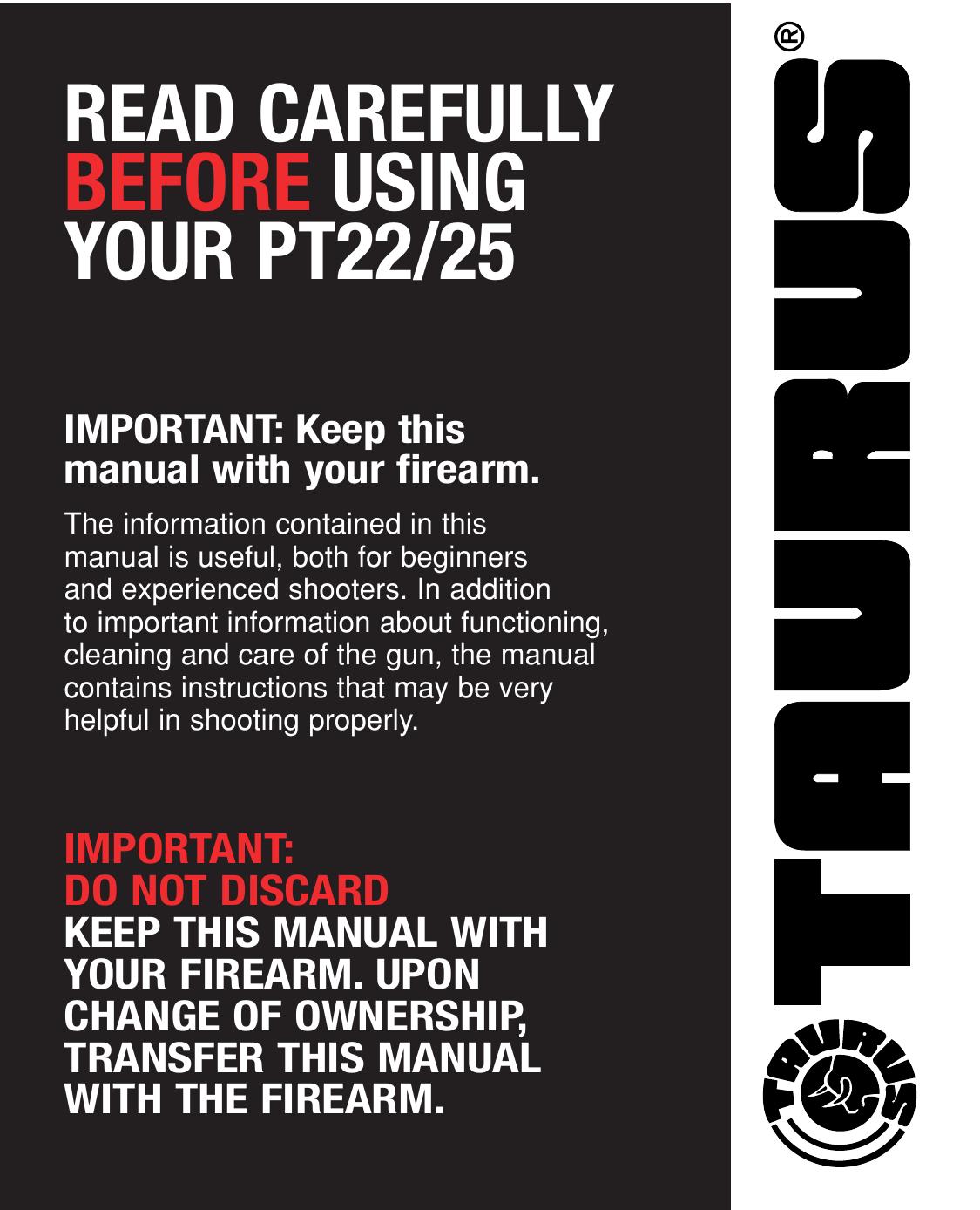Taurus Group PT22/25 Pill Reminder Device User Manual