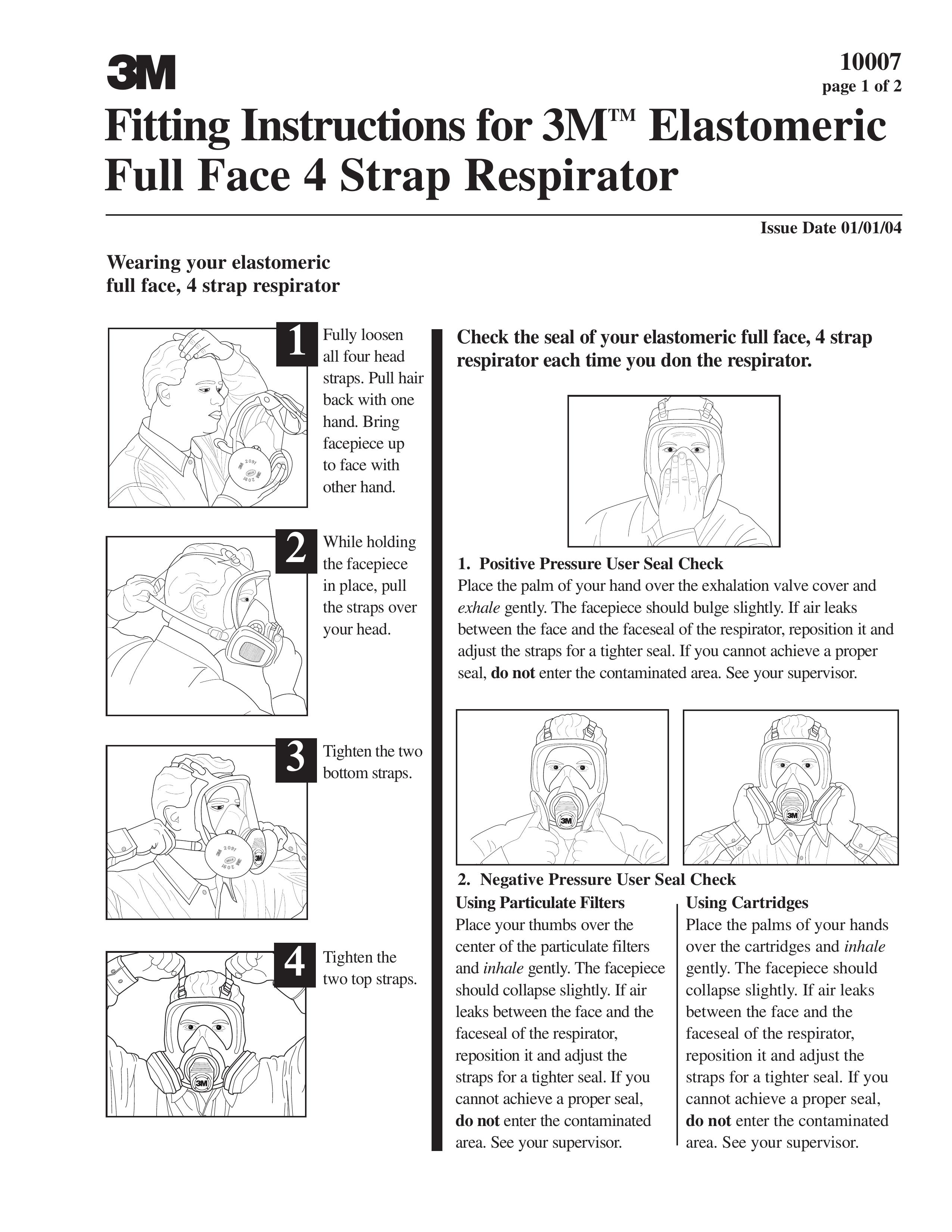 3M Strap Respirator Respiratory Product User Manual