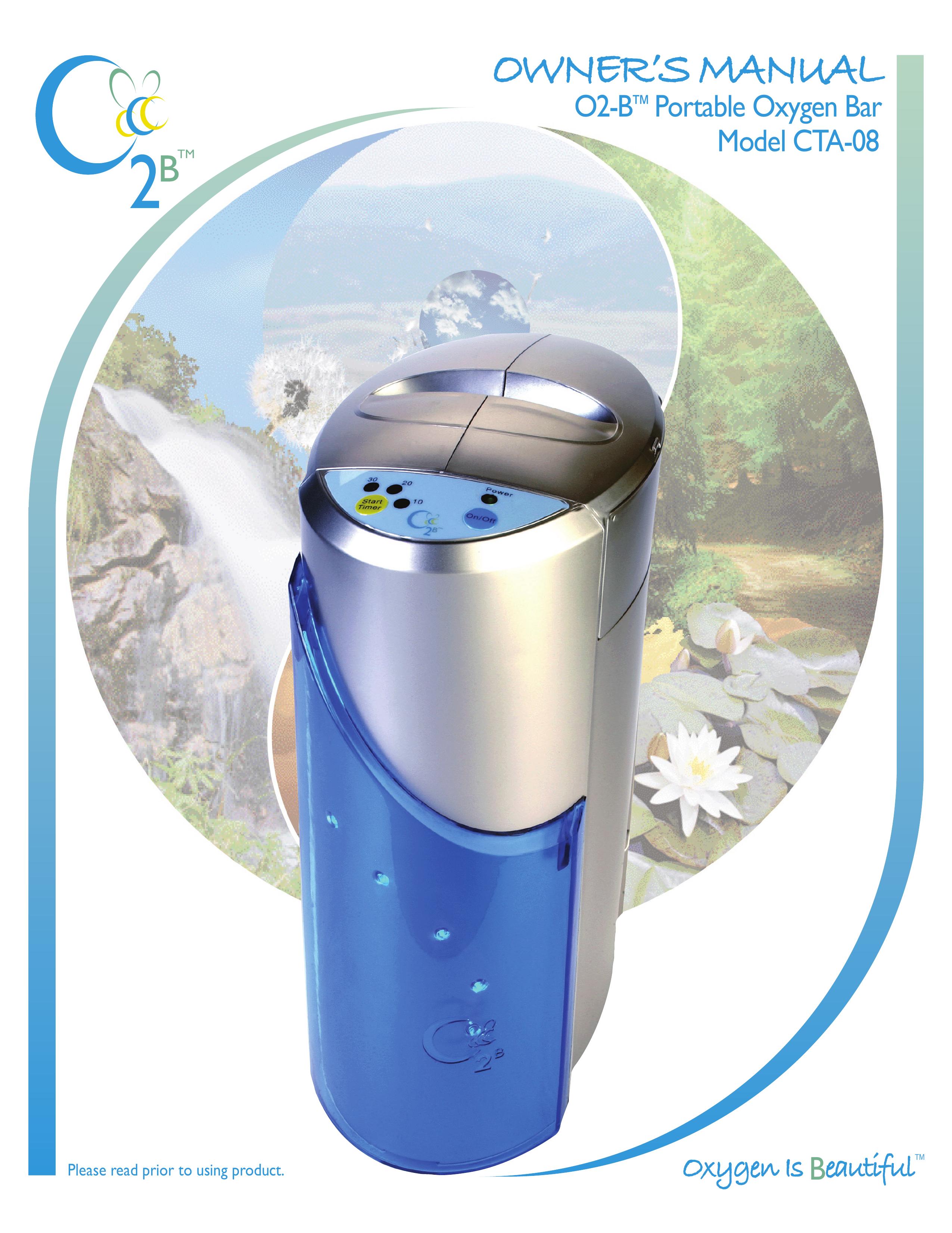 O2 Innovations CTA-08 Respiratory Product User Manual