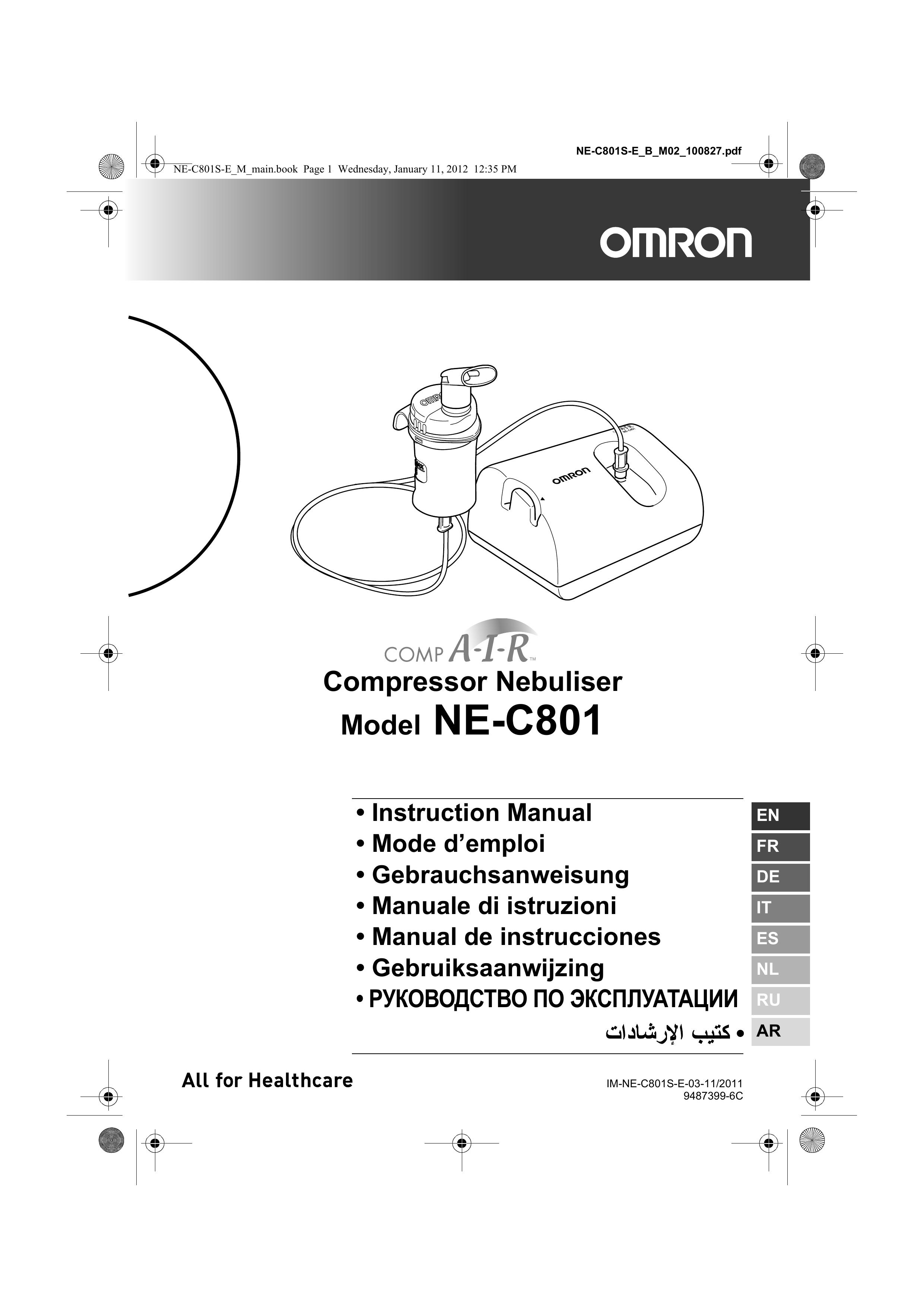 Omron ne-c801 Respiratory Product User Manual