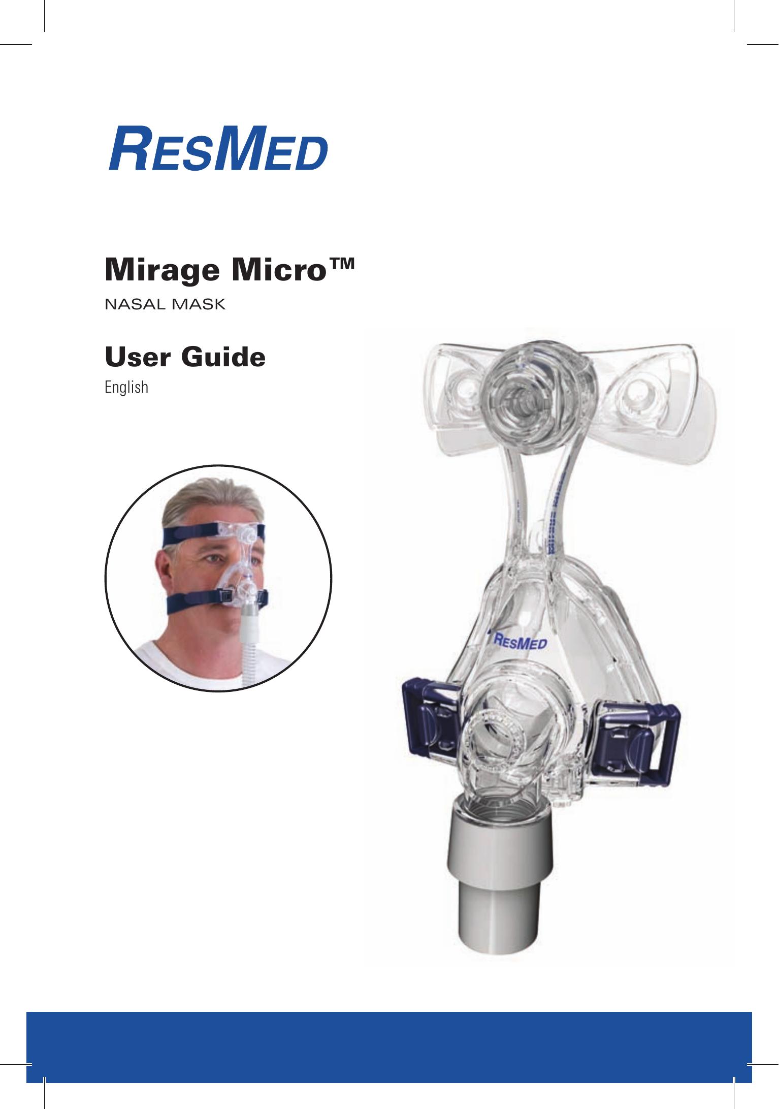 ResMed Mirage Micro Respiratory Product User Manual