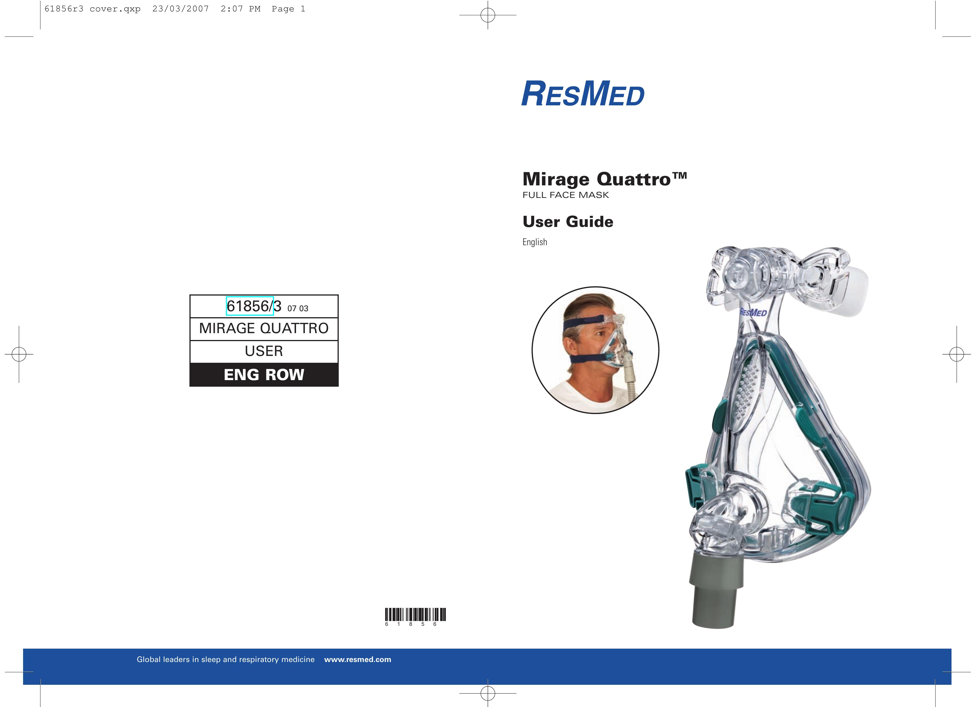 ResMed Mirage Quattro Respiratory Product User Manual