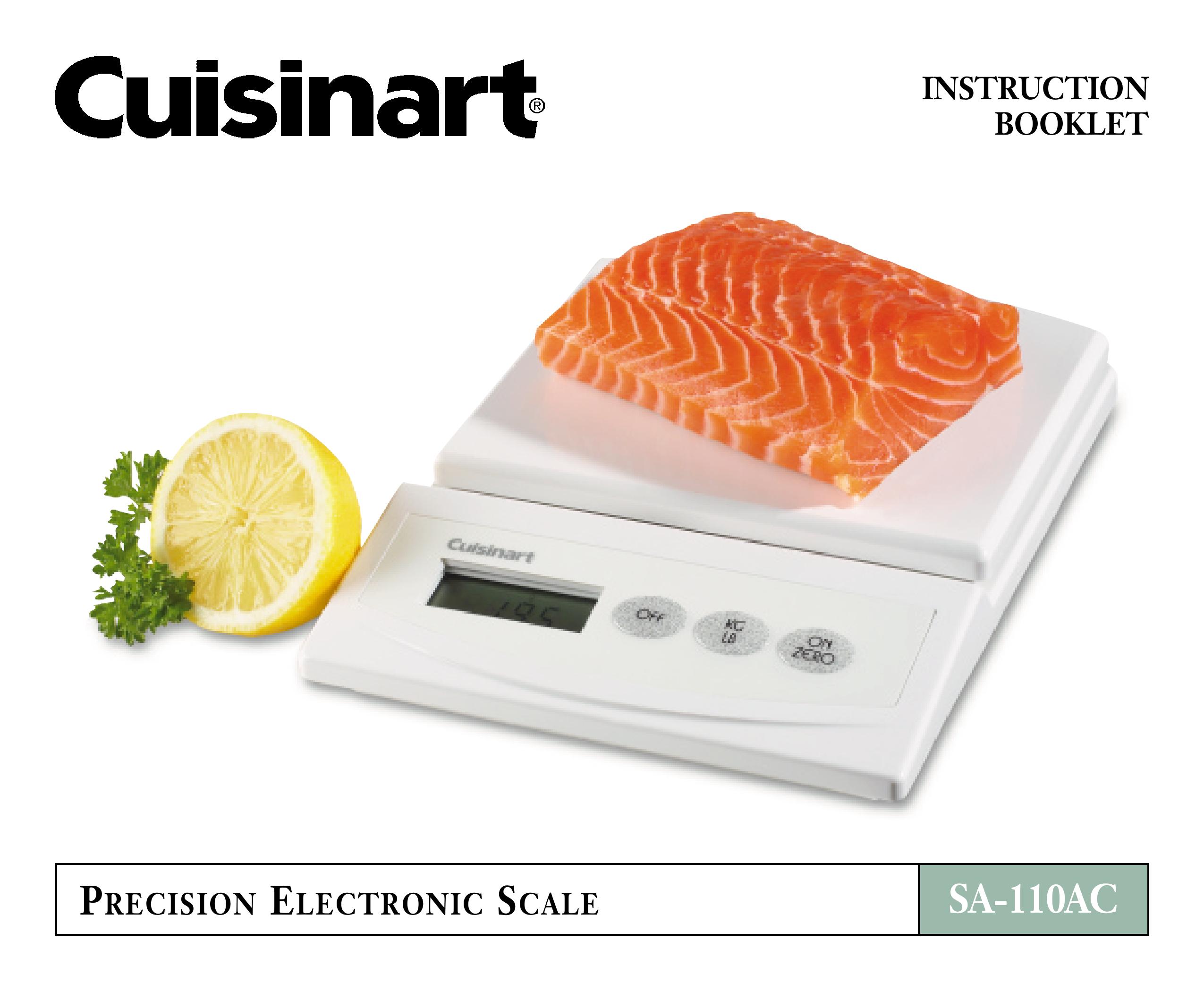 Cuisinart SA-110AC Scale User Manual