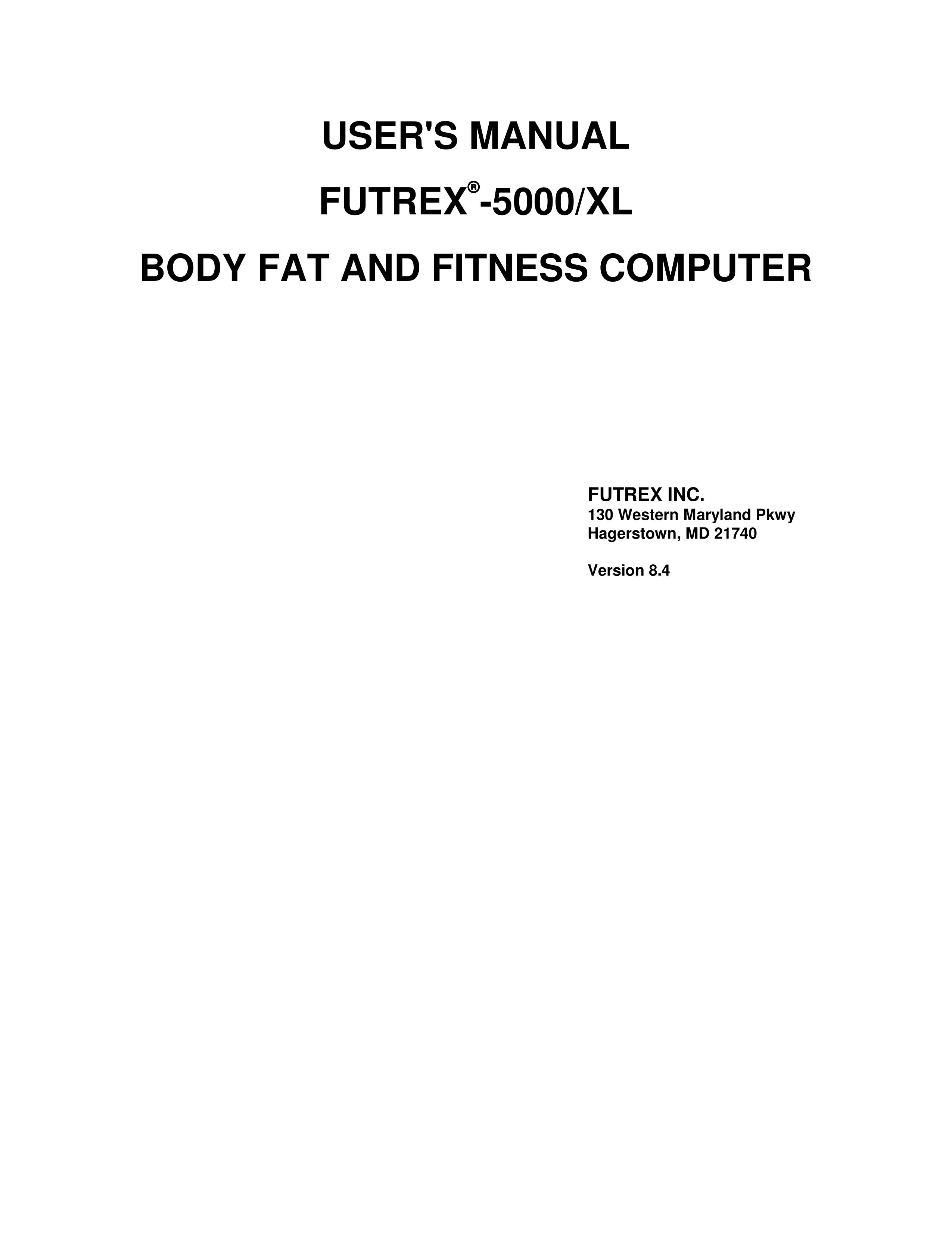 Futrex Futrex -5000/XL Scale User Manual