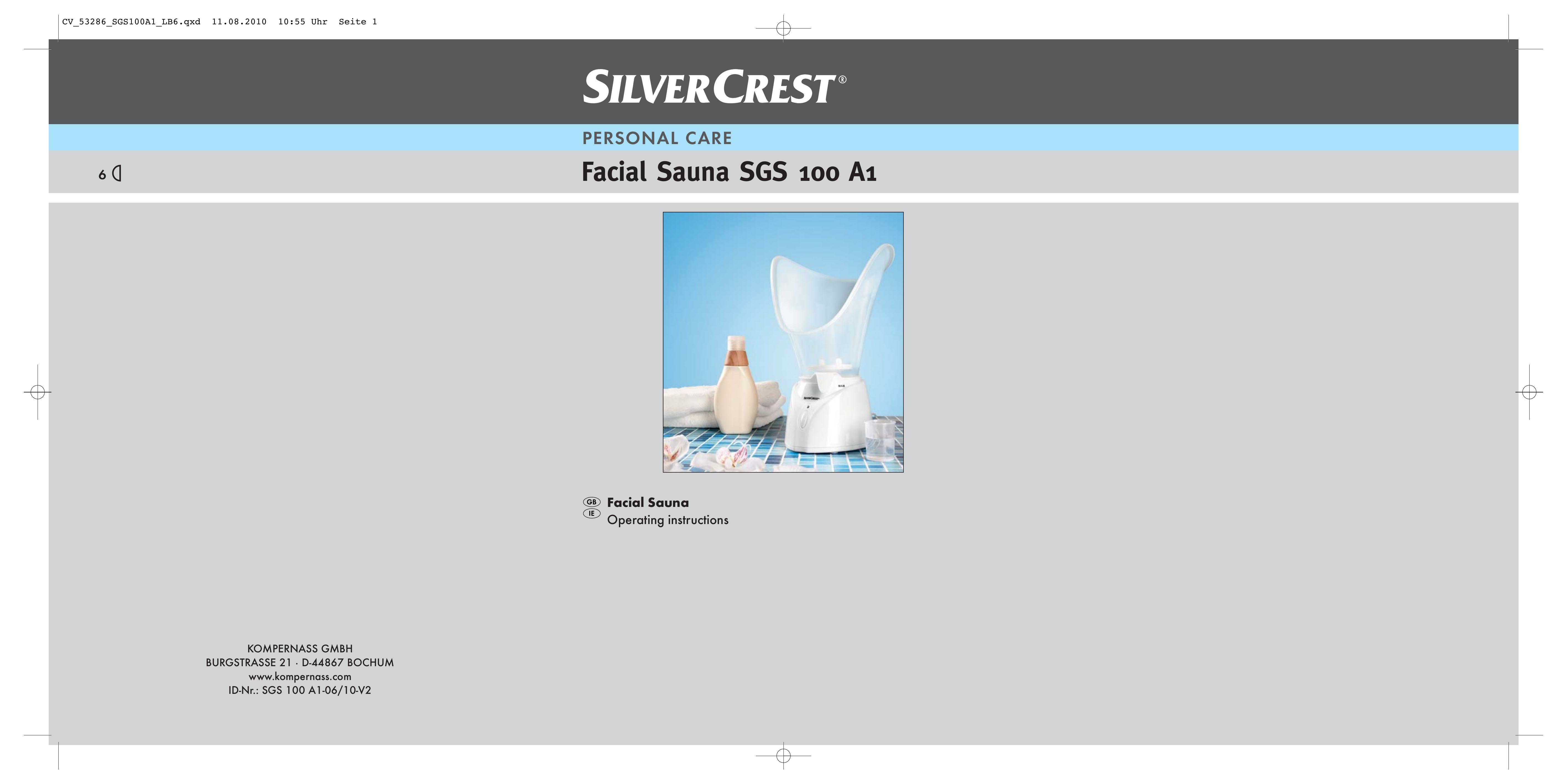 Silvercrest SGS 100 A1 Skin Care Product User Manual