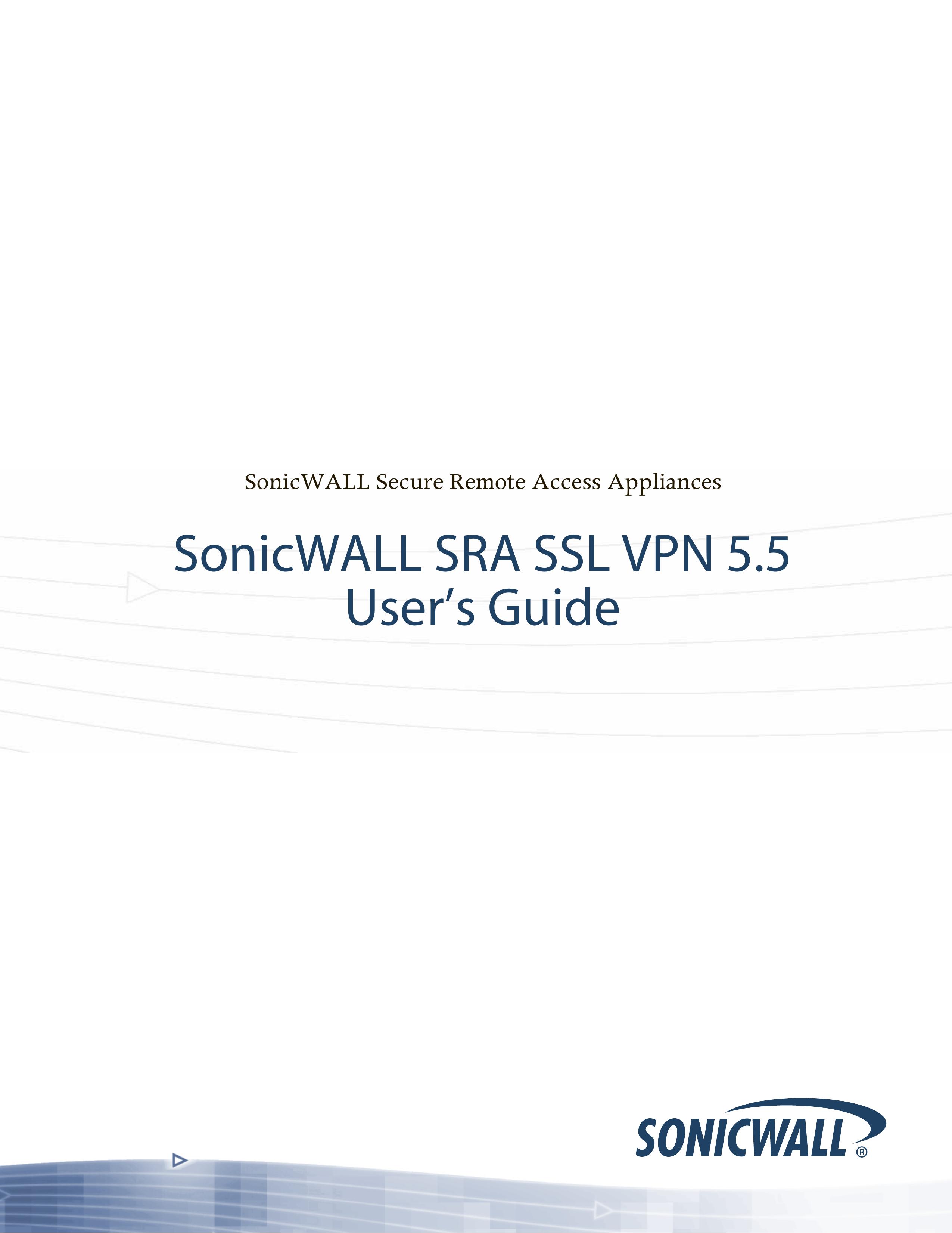 SonicWALL SonicWALL SSL VPN 5.5 Sleep Apnea Machine User Manual