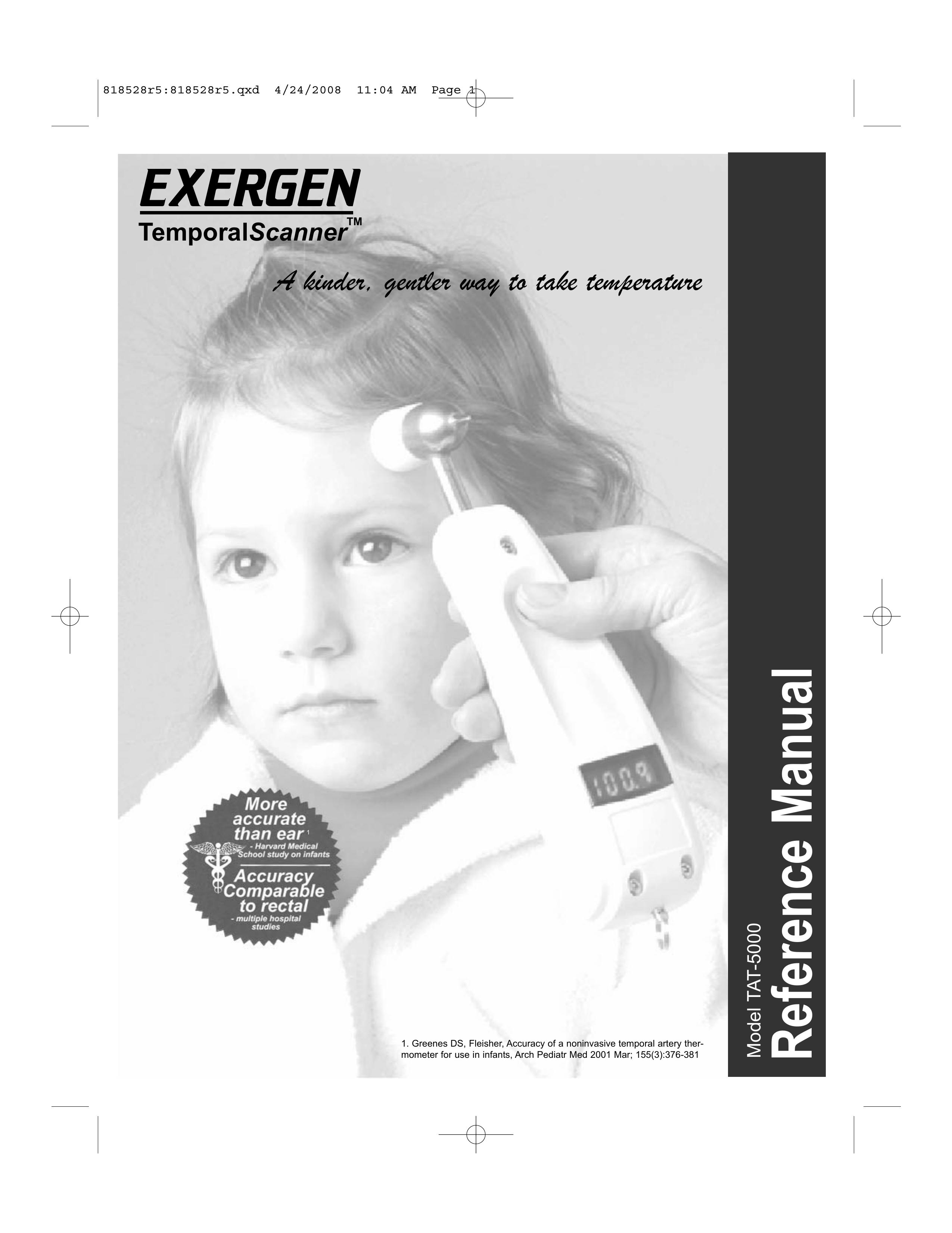 Exergen TAT-5000 Thermometer User Manual