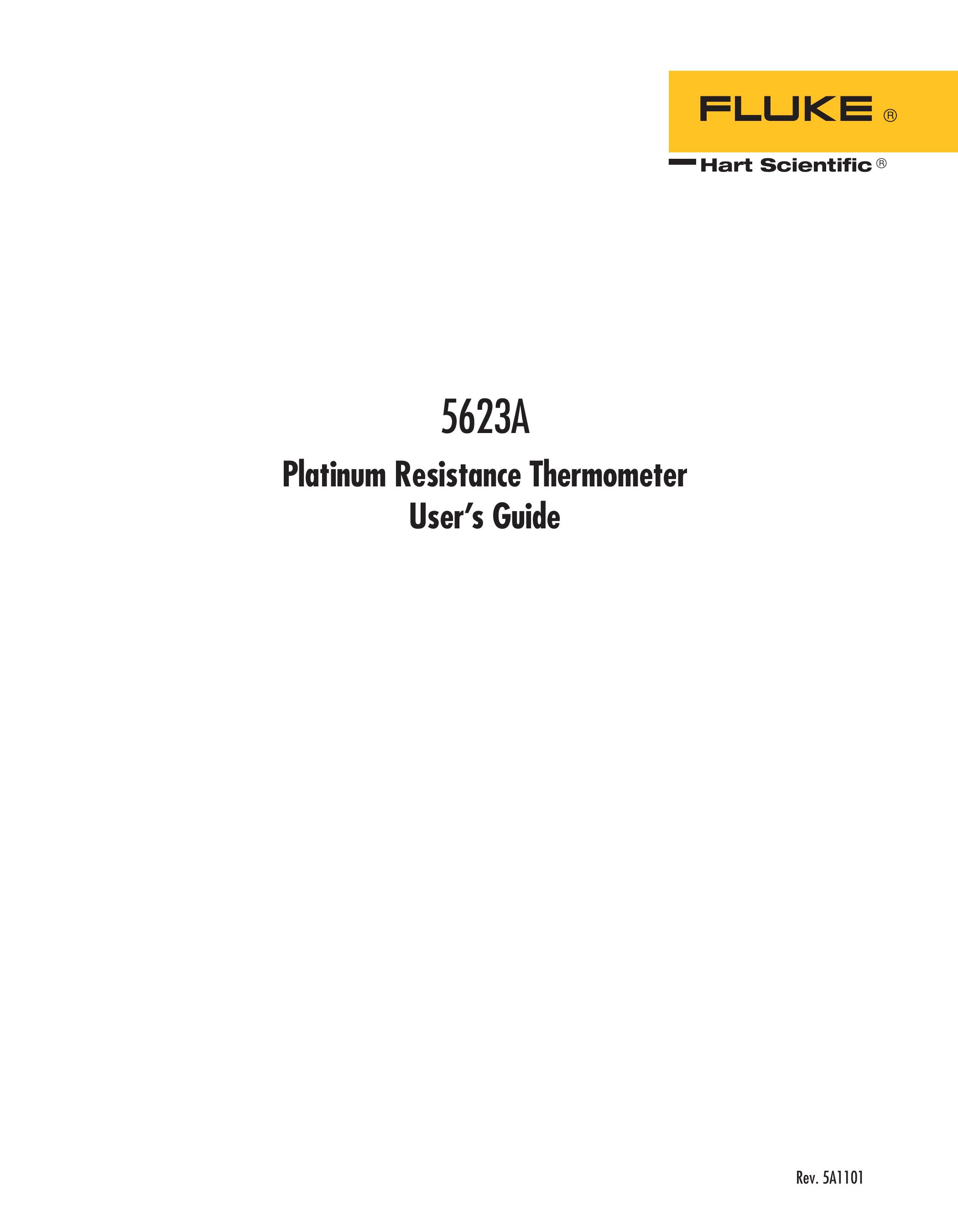 Fluke 5623A Thermometer User Manual