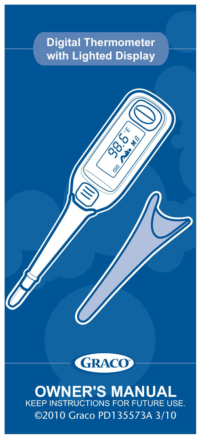 Graco PD135573A Thermometer User Manual