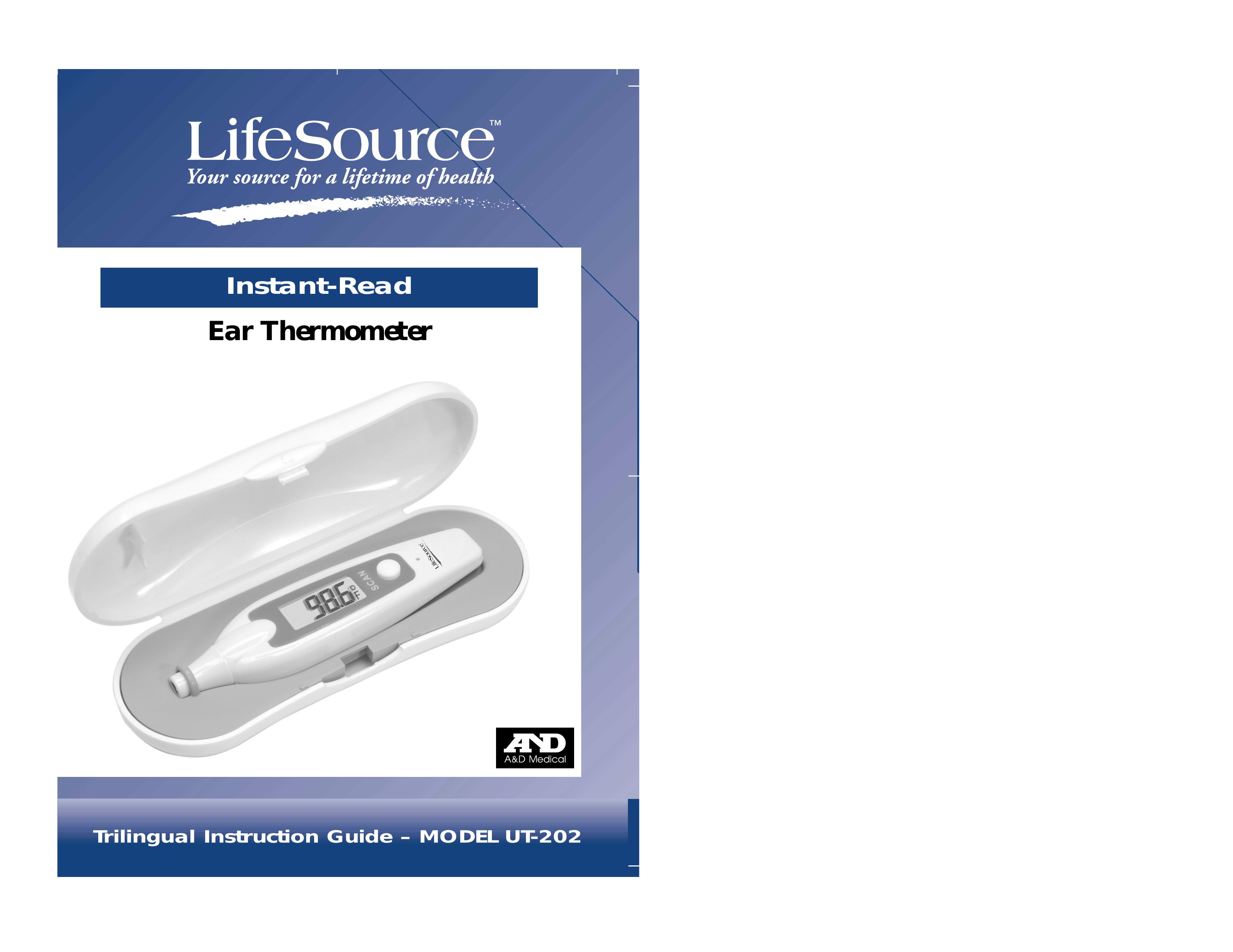 LifeSource UT-202 Thermometer User Manual