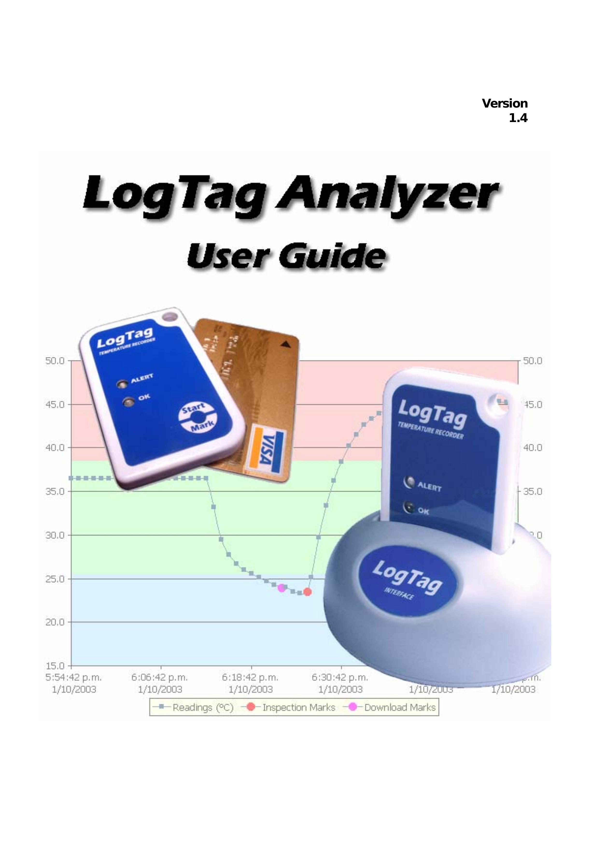 LogTag Recorders LogTag Analyzer Temperature Recorder Thermometer User Manual