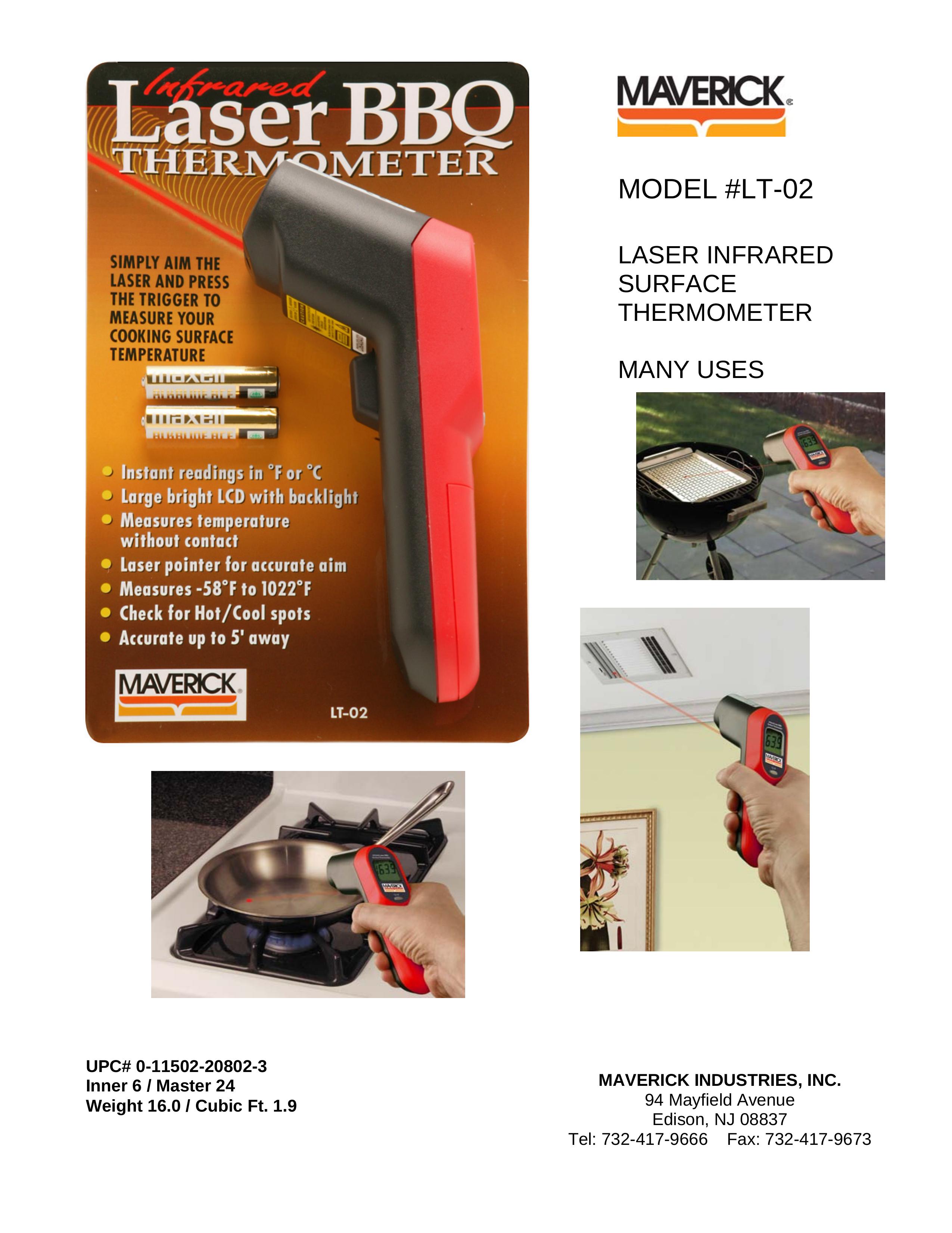 Maverick Ventures LT-02 Thermometer User Manual