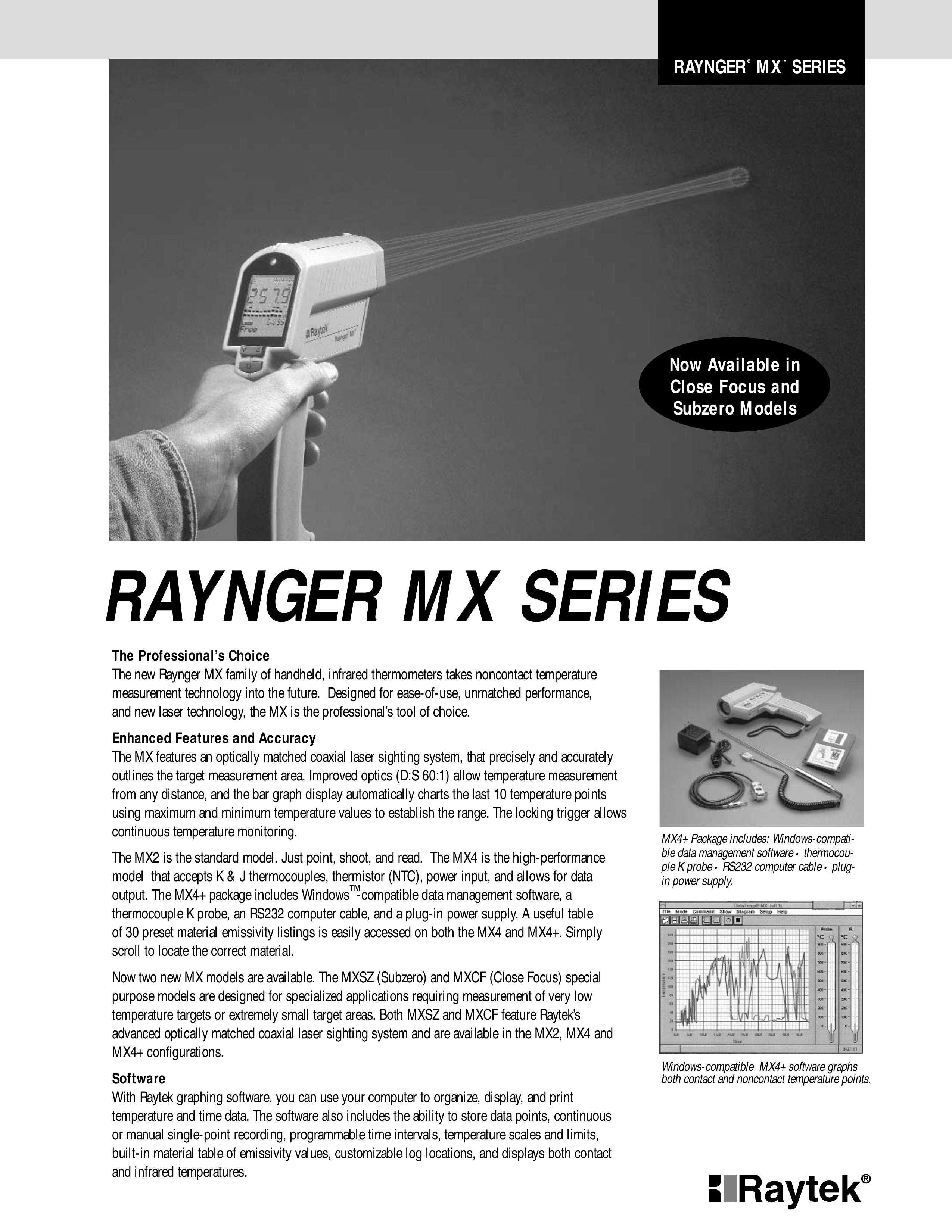 RayTek MX Series Thermometer User Manual
