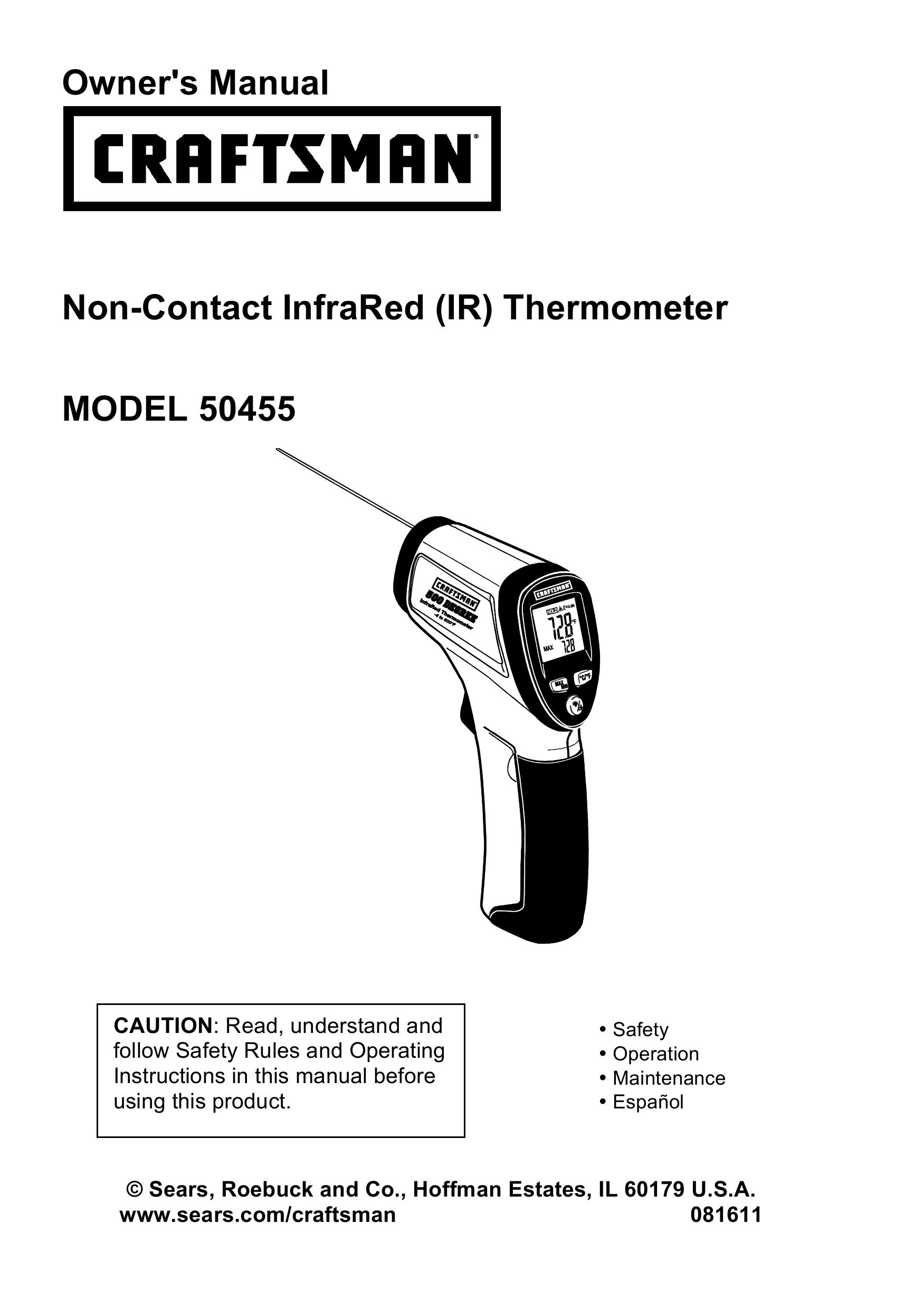 Sears 50455 Thermometer User Manual