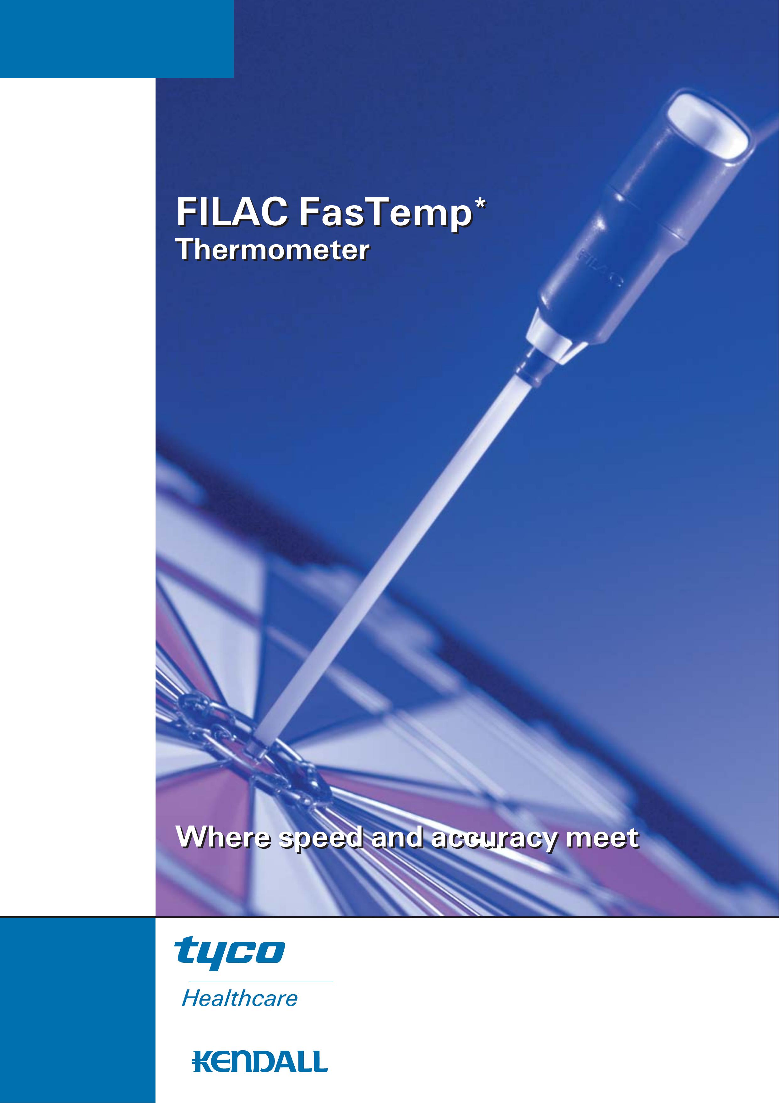 Tyco FILAC Thermometer User Manual