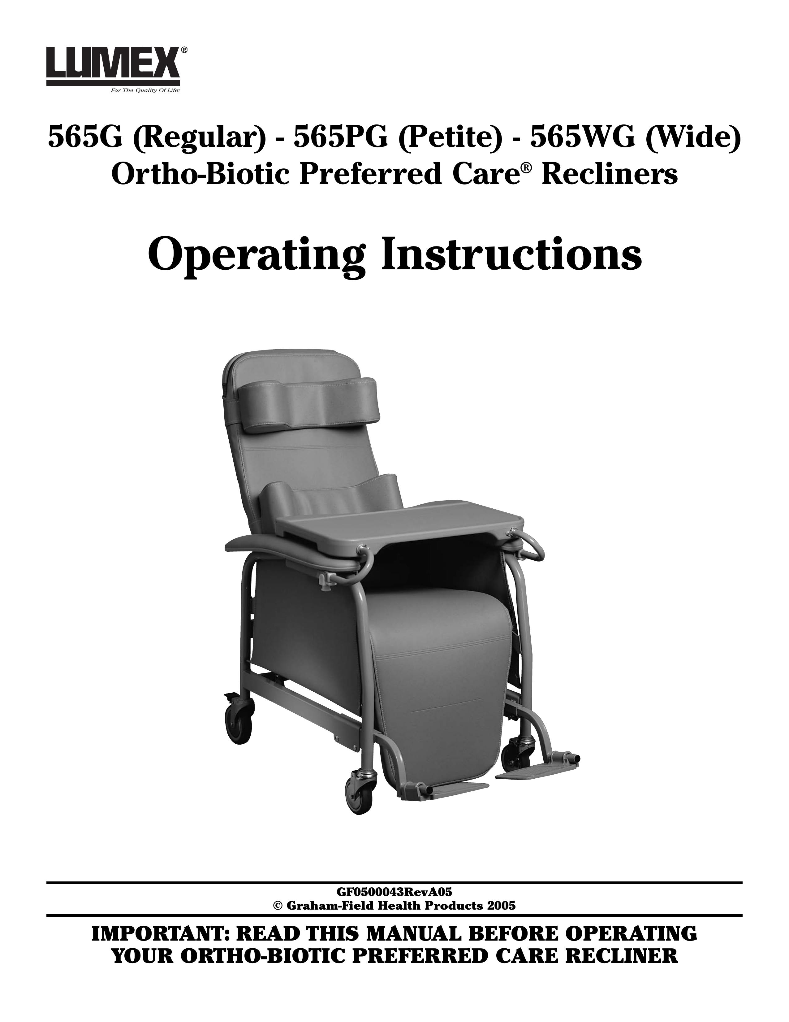 Graham Field 565PG Wheelchair User Manual