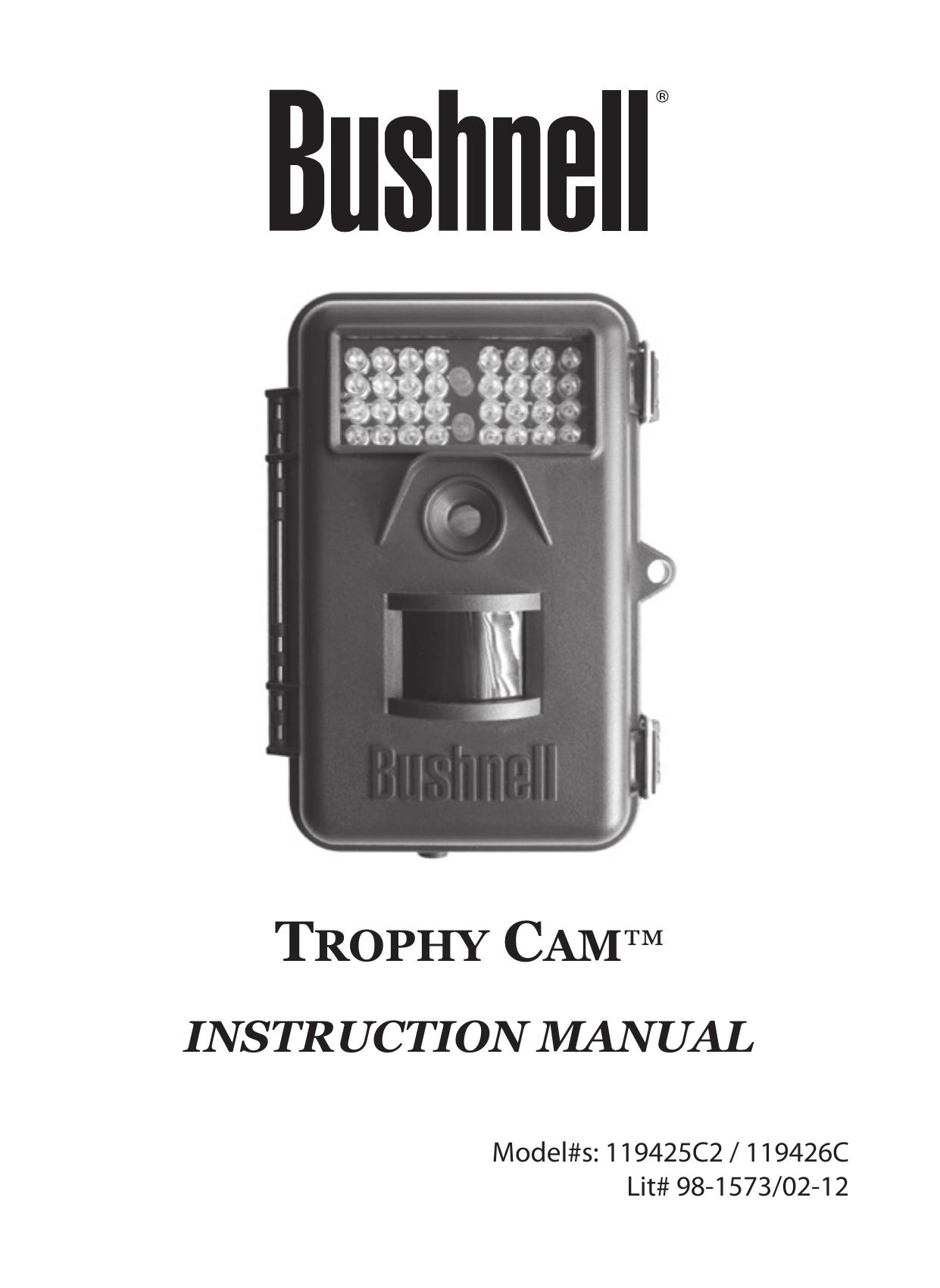 Bushnell 119425C2 Camcorder User Manual