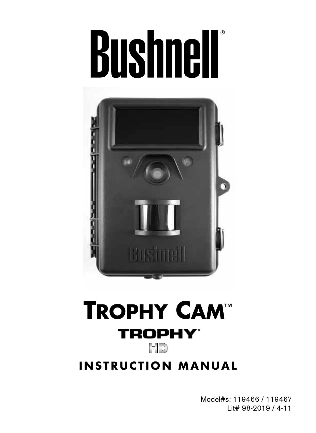 Bushnell 119467 Camcorder User Manual
