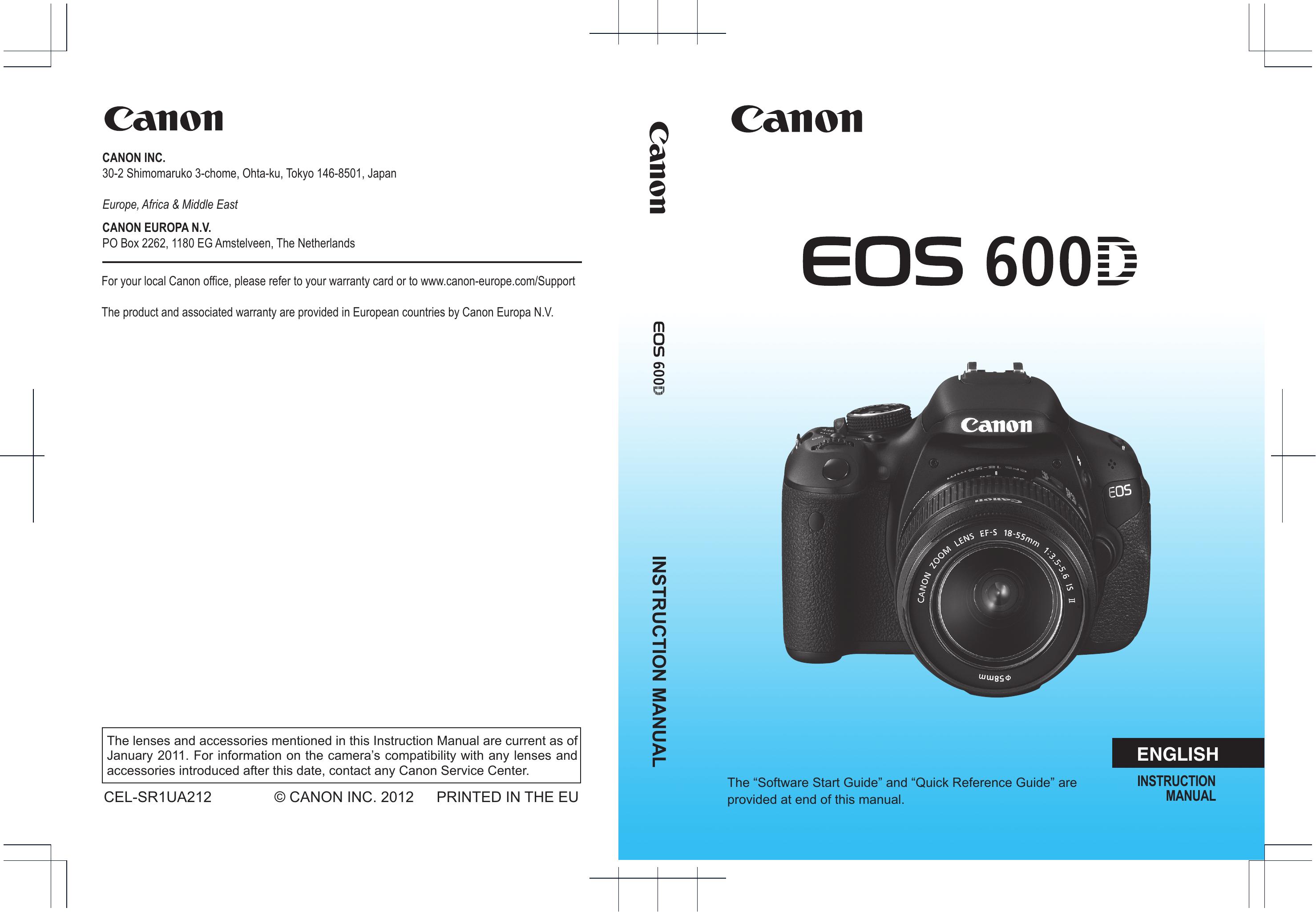 Canon 153.331444 Camcorder User Manual